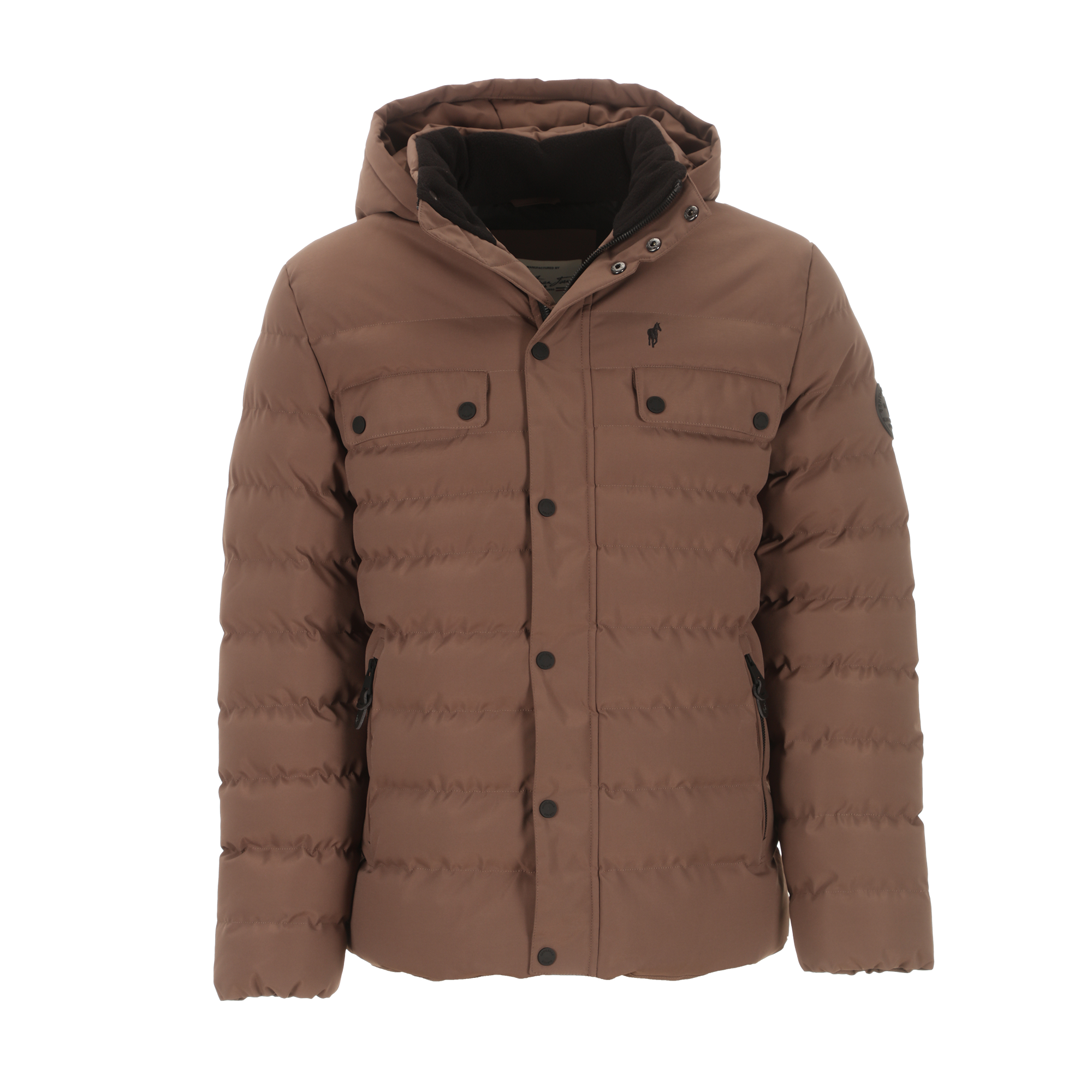 Parka à capuche  - Marron