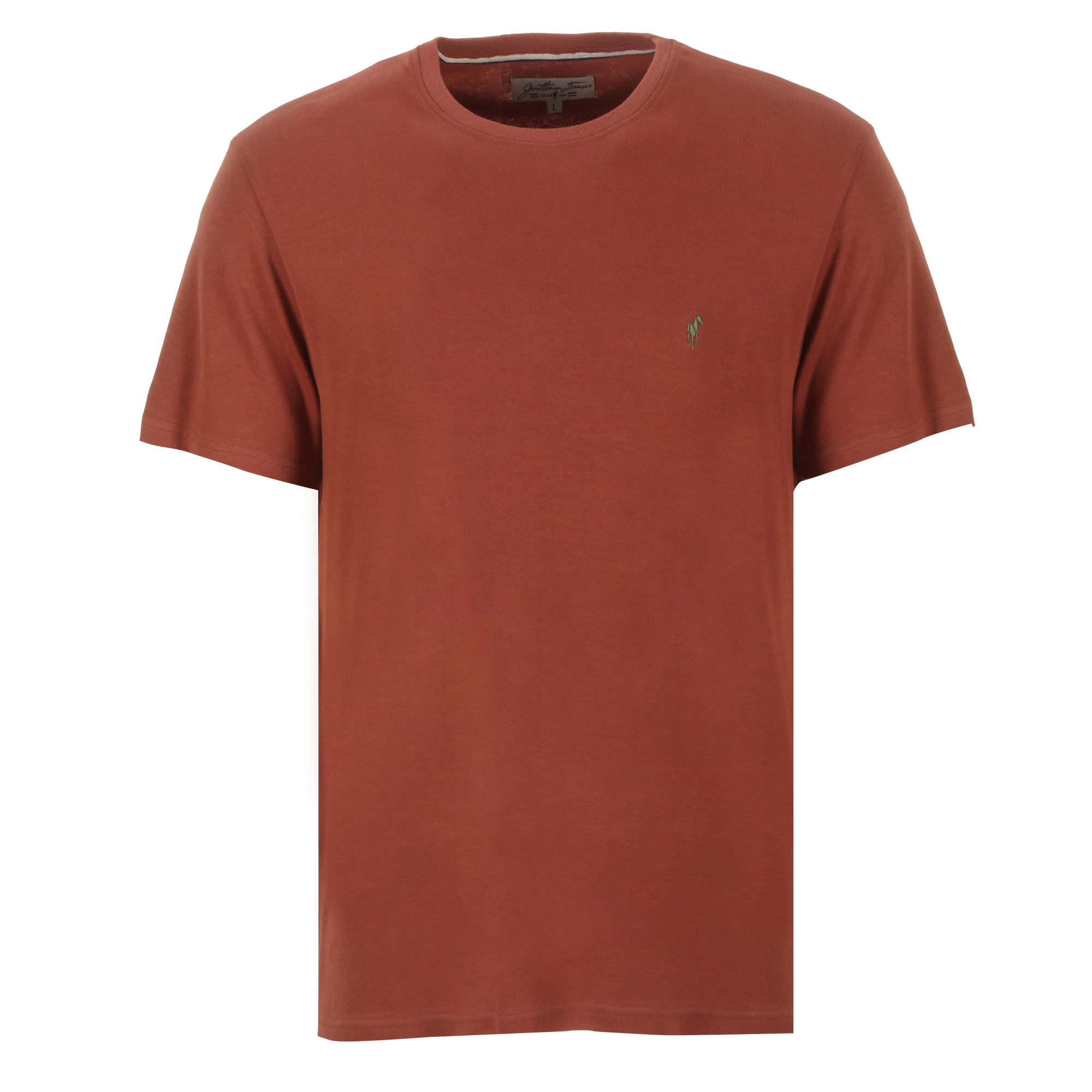 Tee-shirt col rond - Rouge