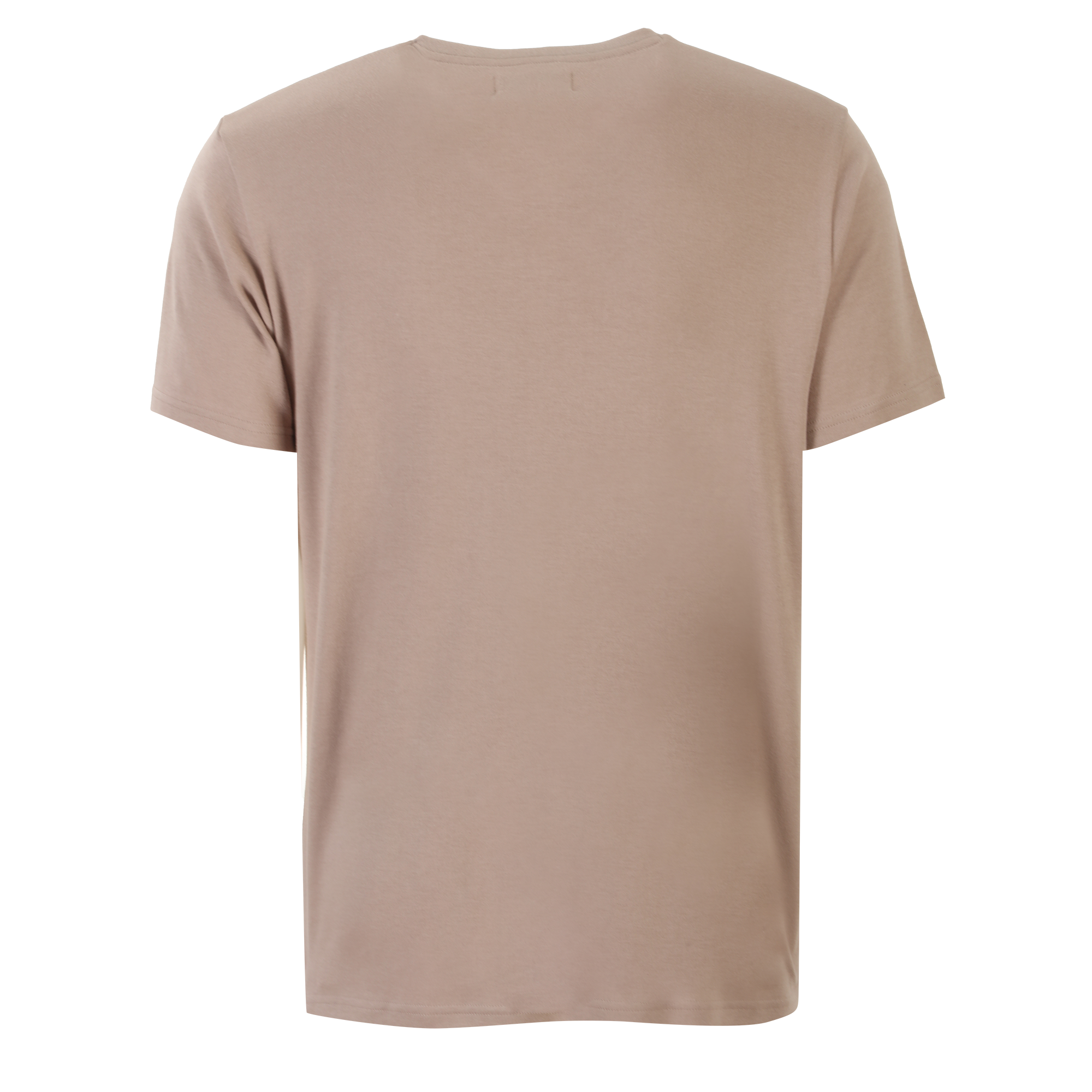 Tee-shirt col V - Beige