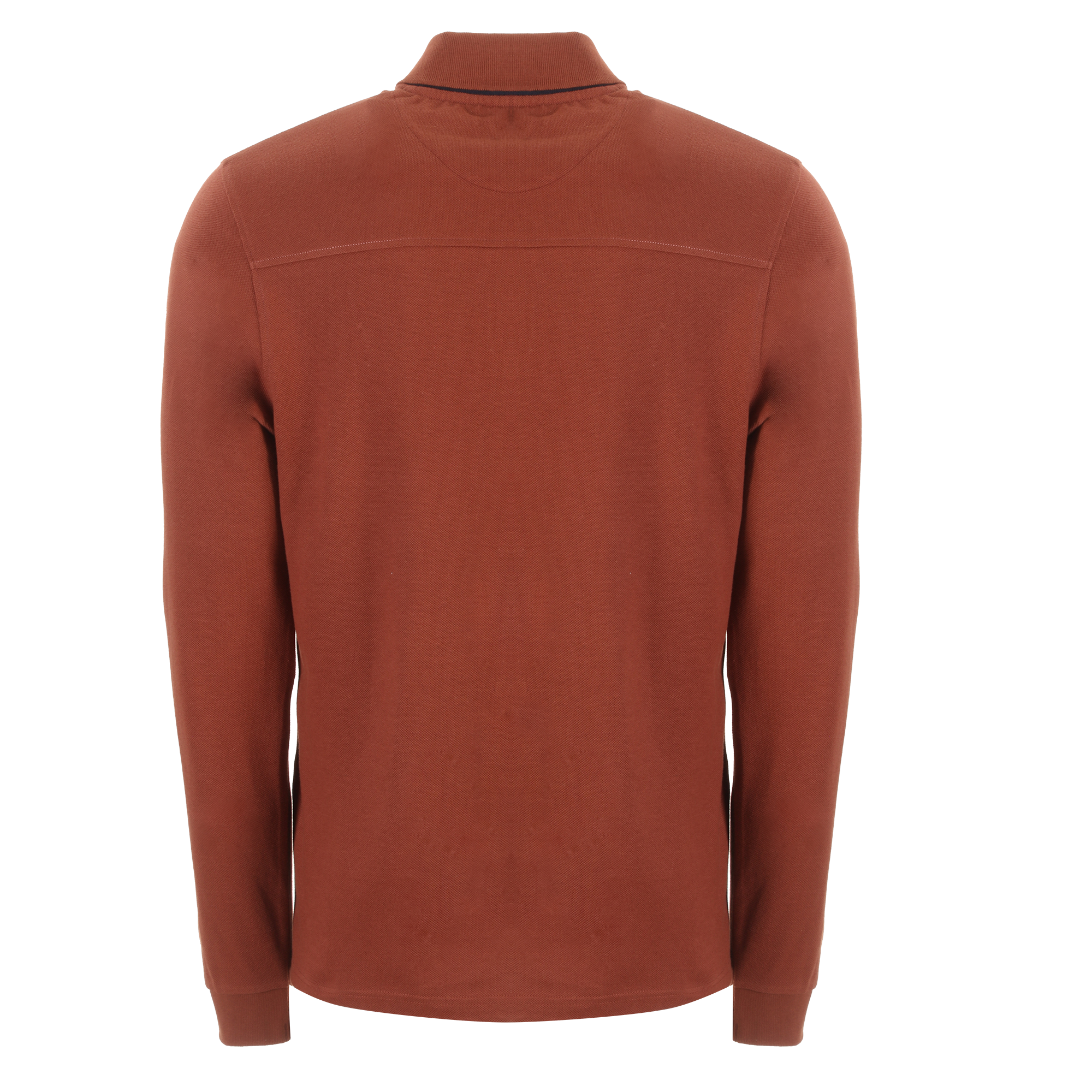 Polo manches longues  - Marron