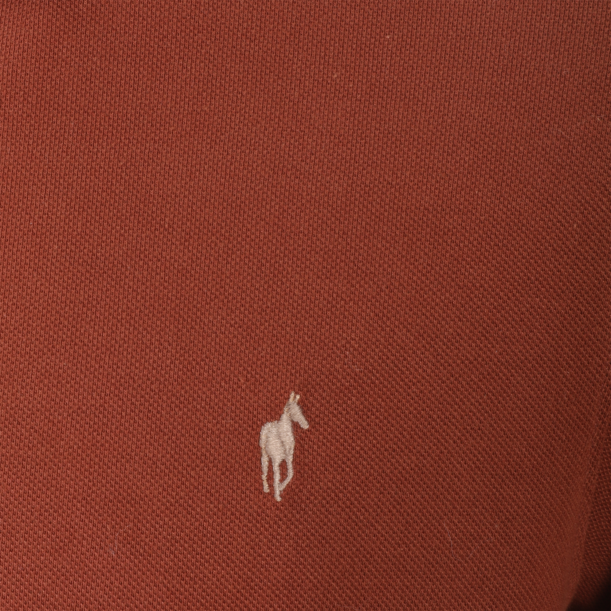 Polo manches longues  - Marron