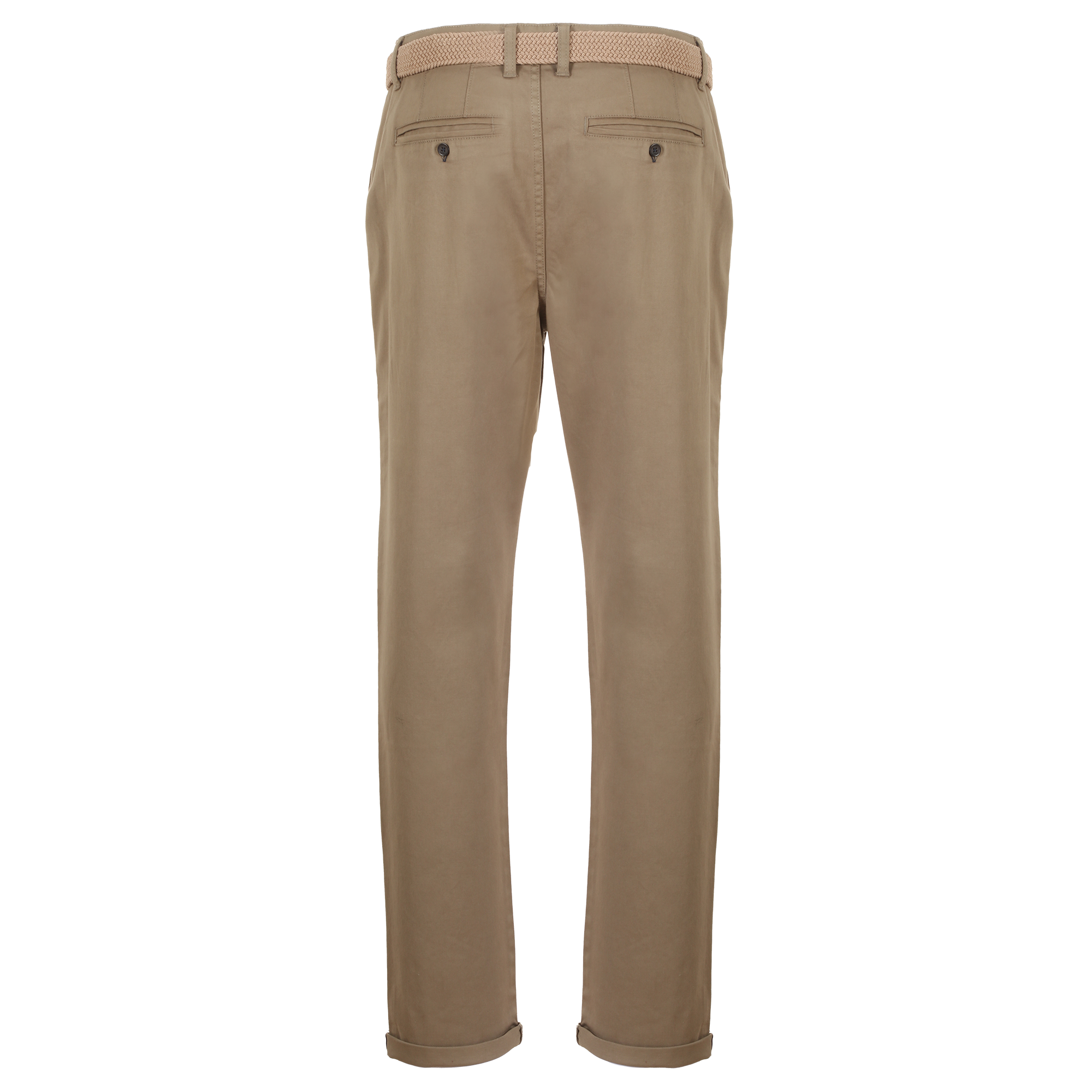 Pantalon chino avec ceinture - Kaki