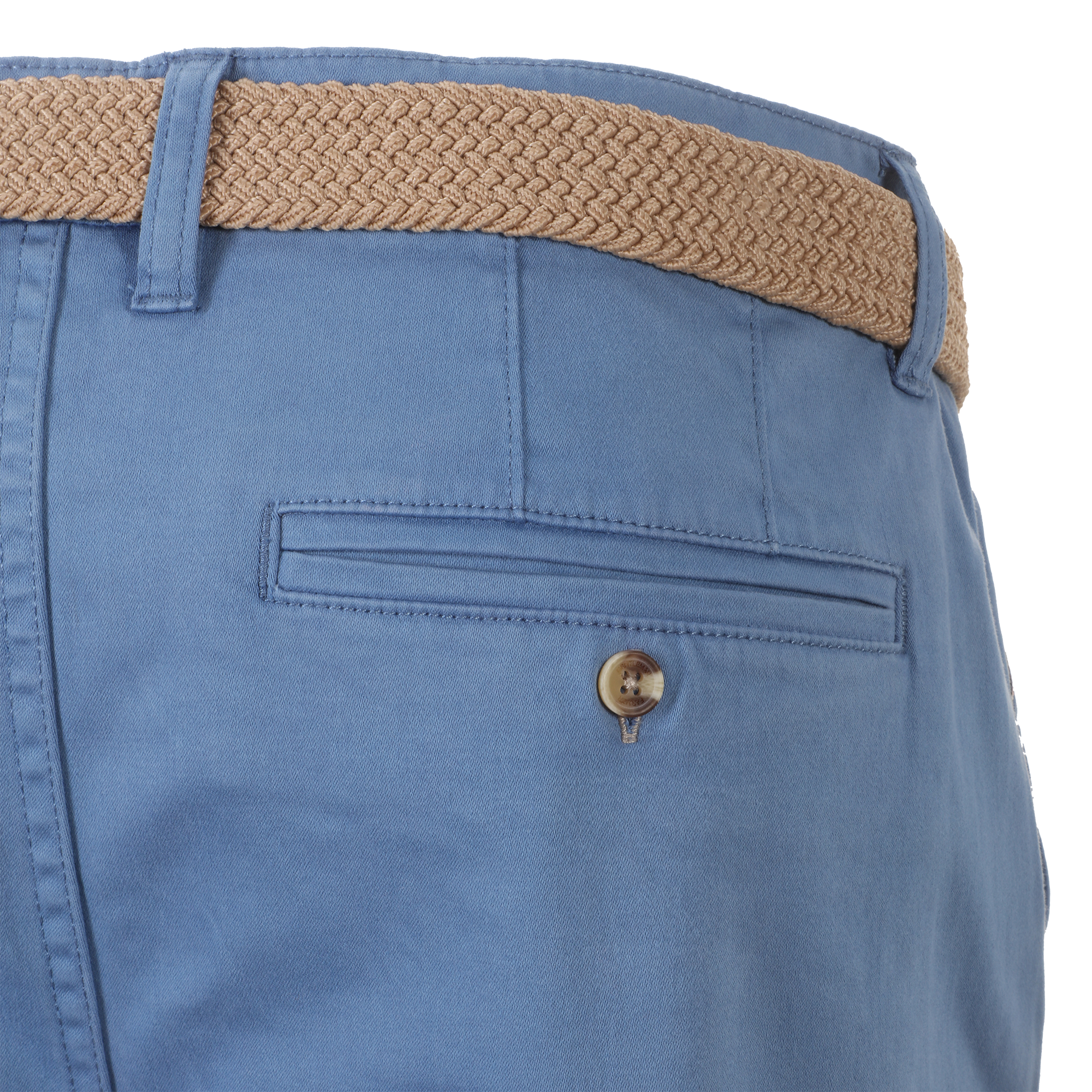 Pantalon chino avec ceinture - Bleu