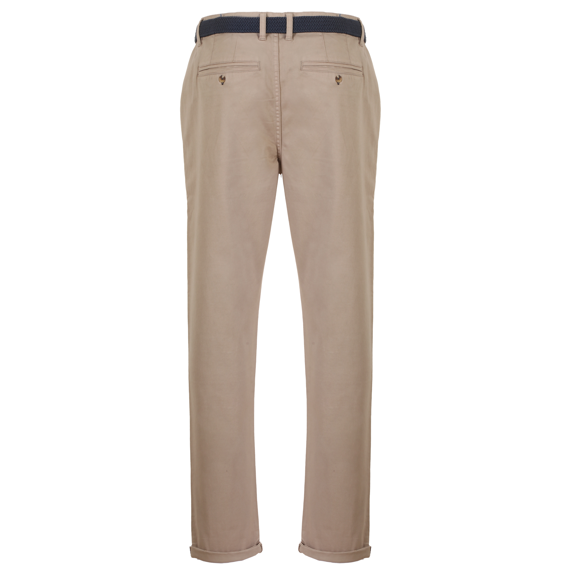 Pantalon chino avec ceinture - Beige