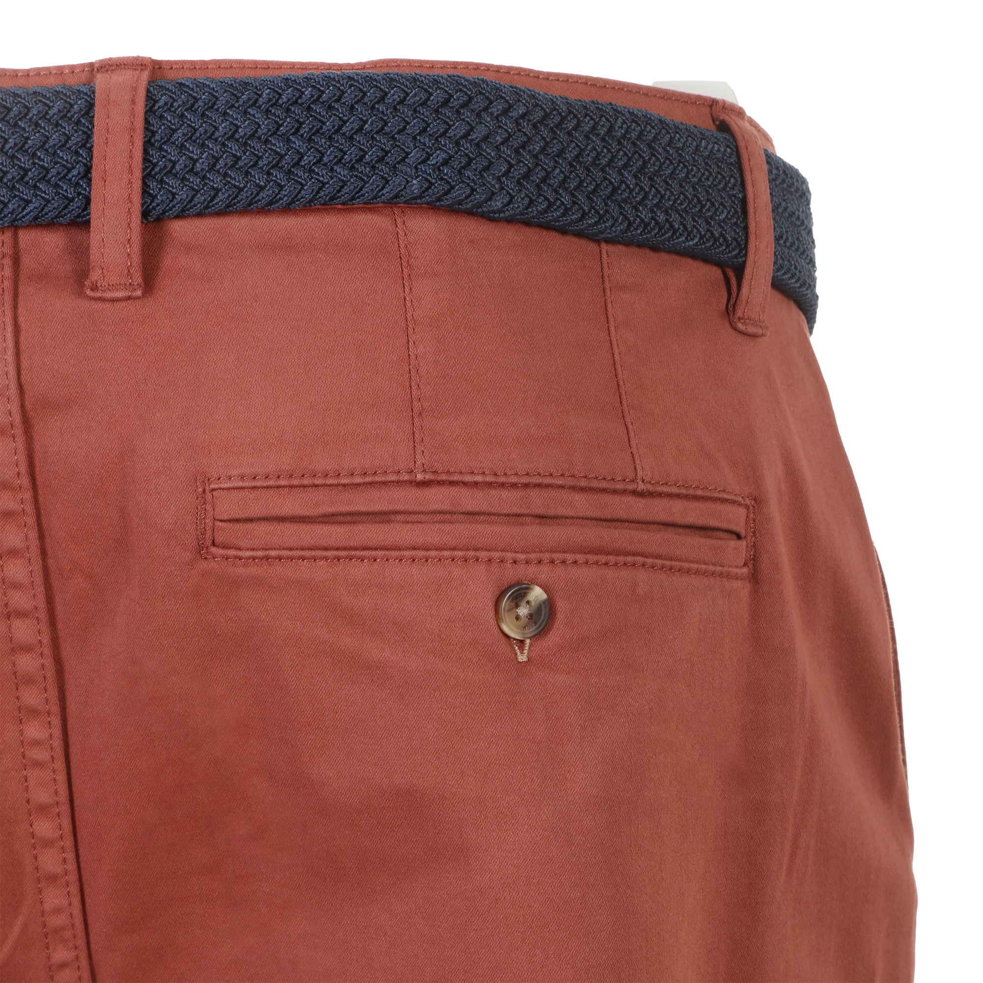 Pantalon chino avec ceinture - Rouge
