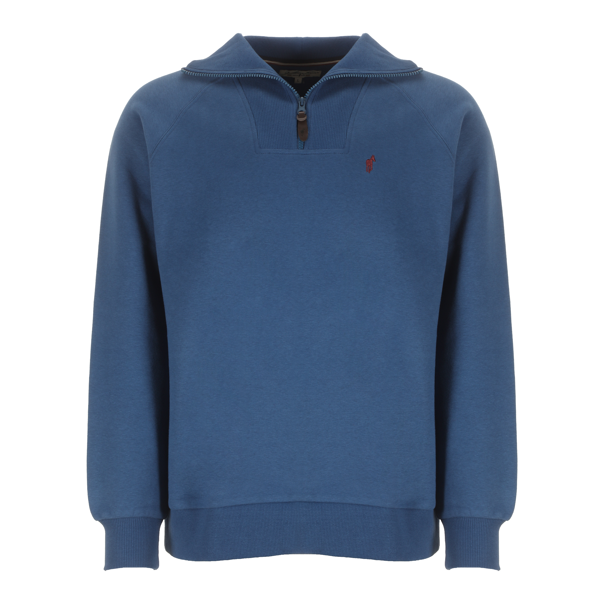 Sweat col camionneur - Bleu