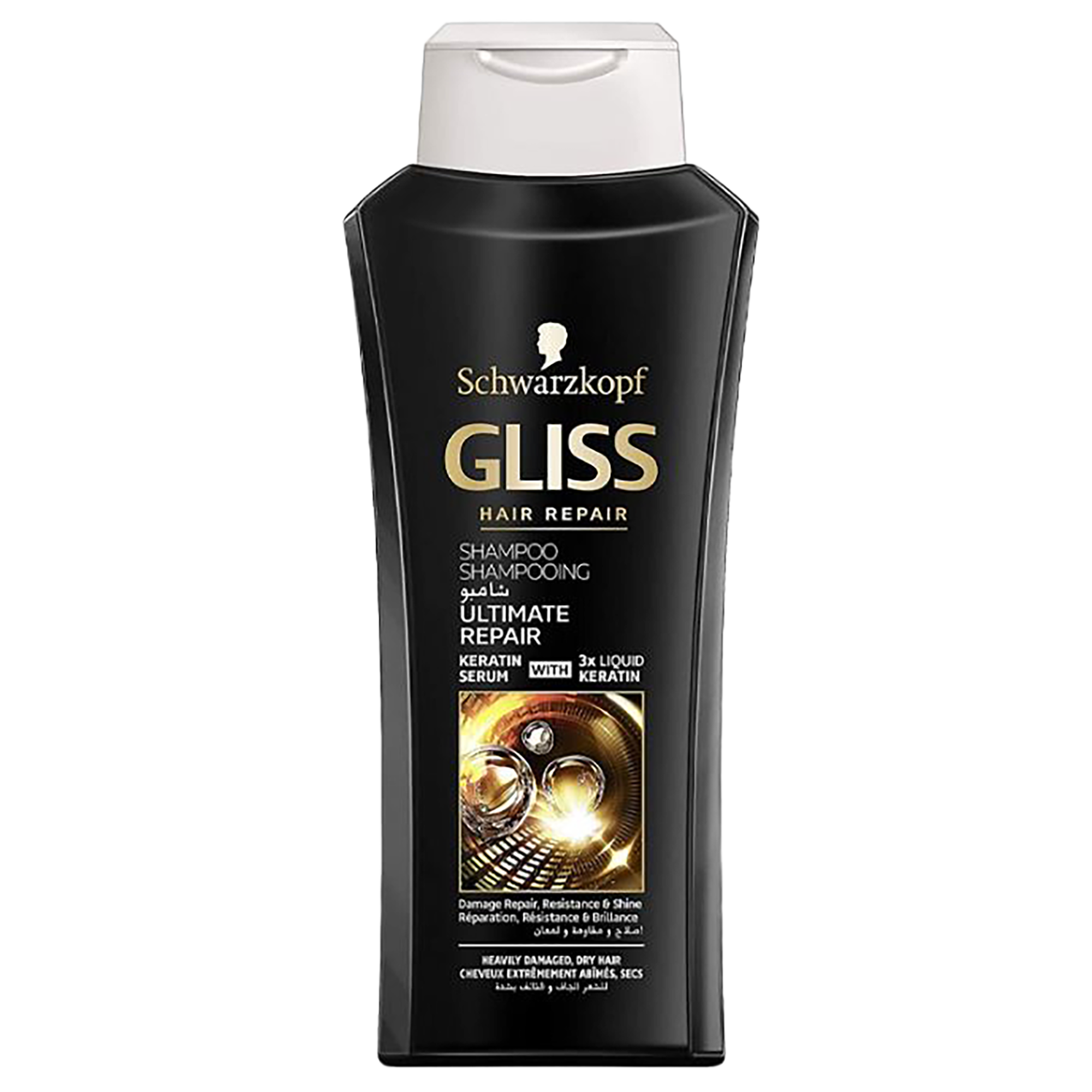 Shampoing cheveux secs et abîmés