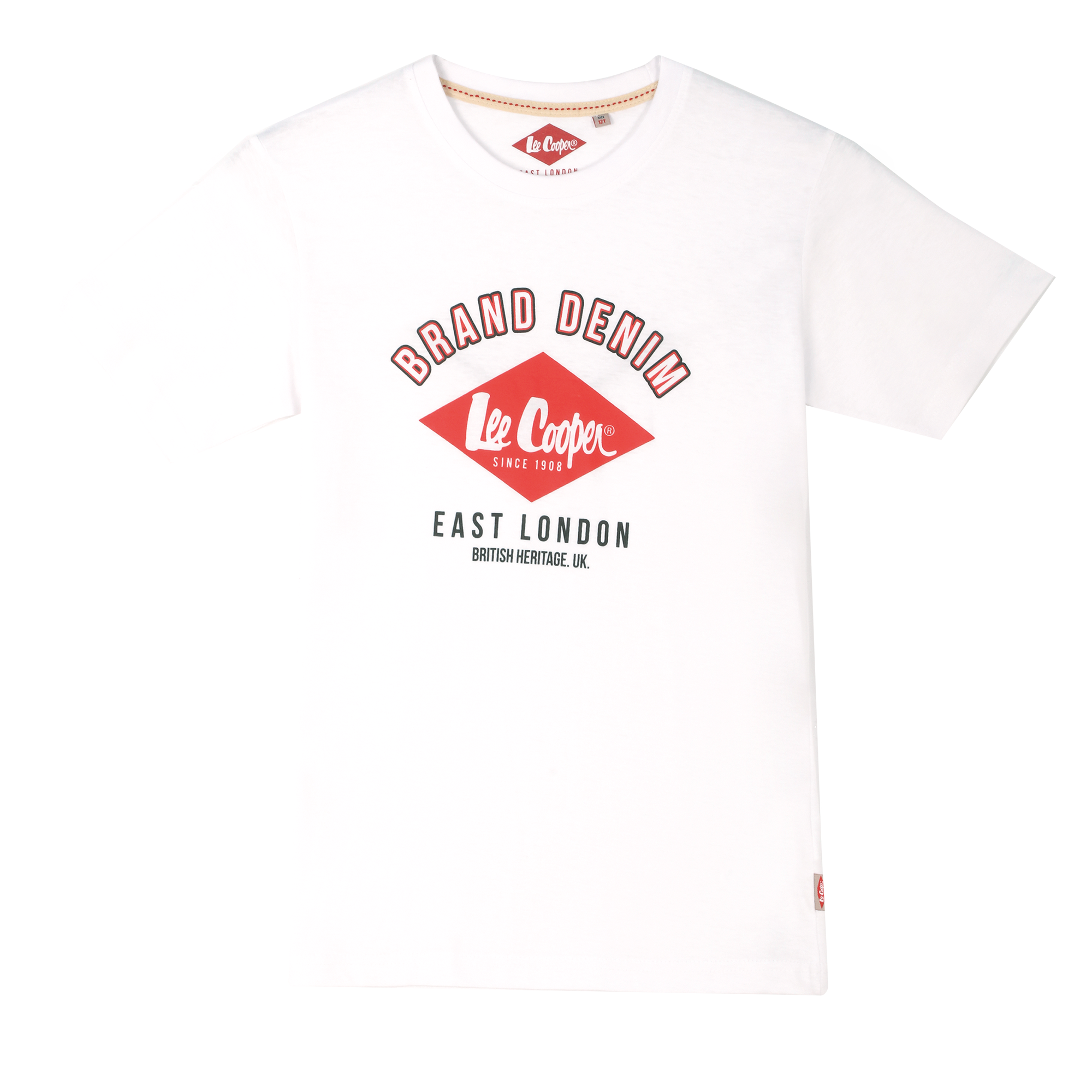 Tee-shirt manches courtes 4/14 ans - Blanc