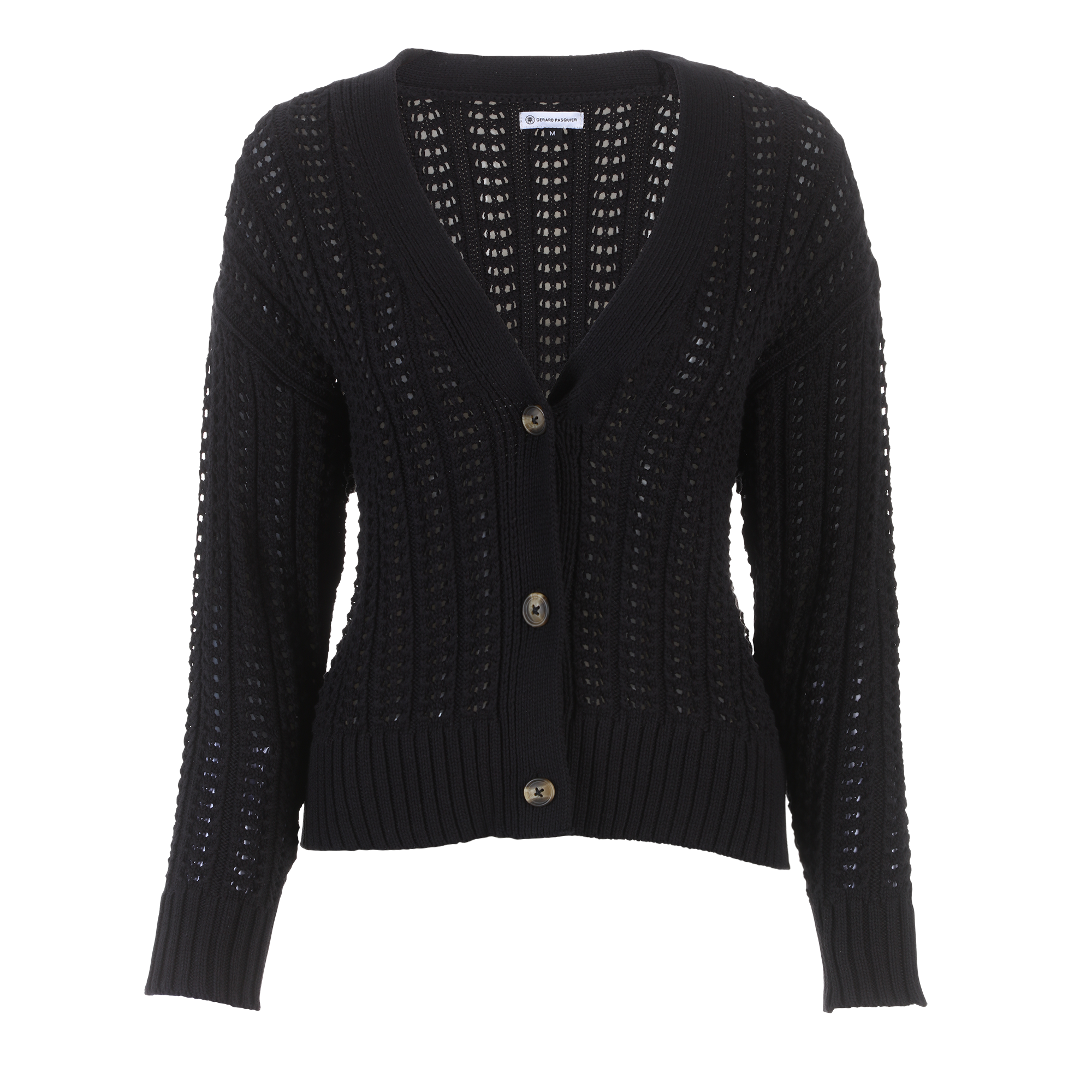 Gilet en crochet  - Kaki