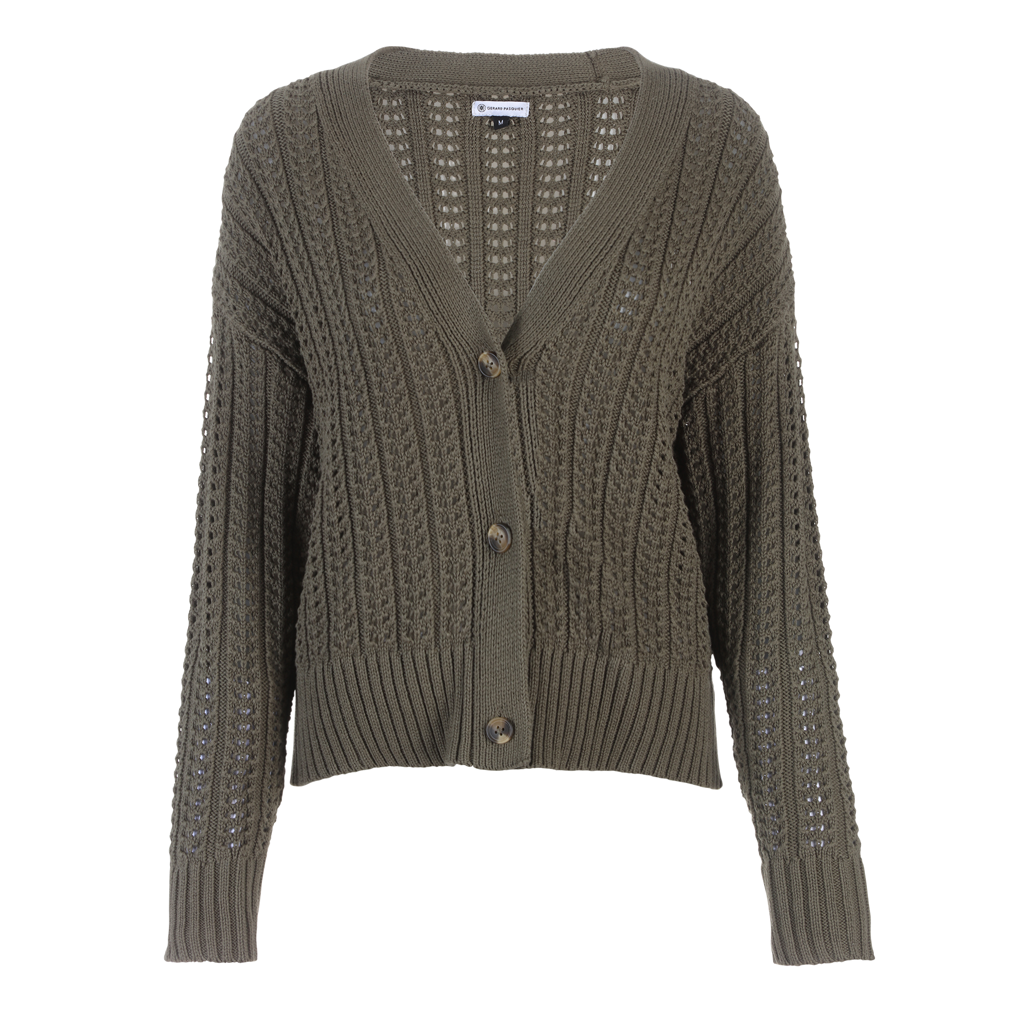 Gilet en crochet  - Noir