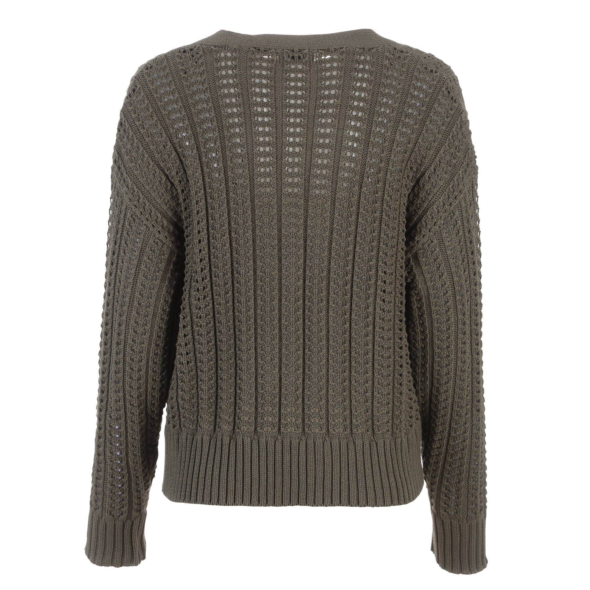 Gilet en crochet  - Kaki