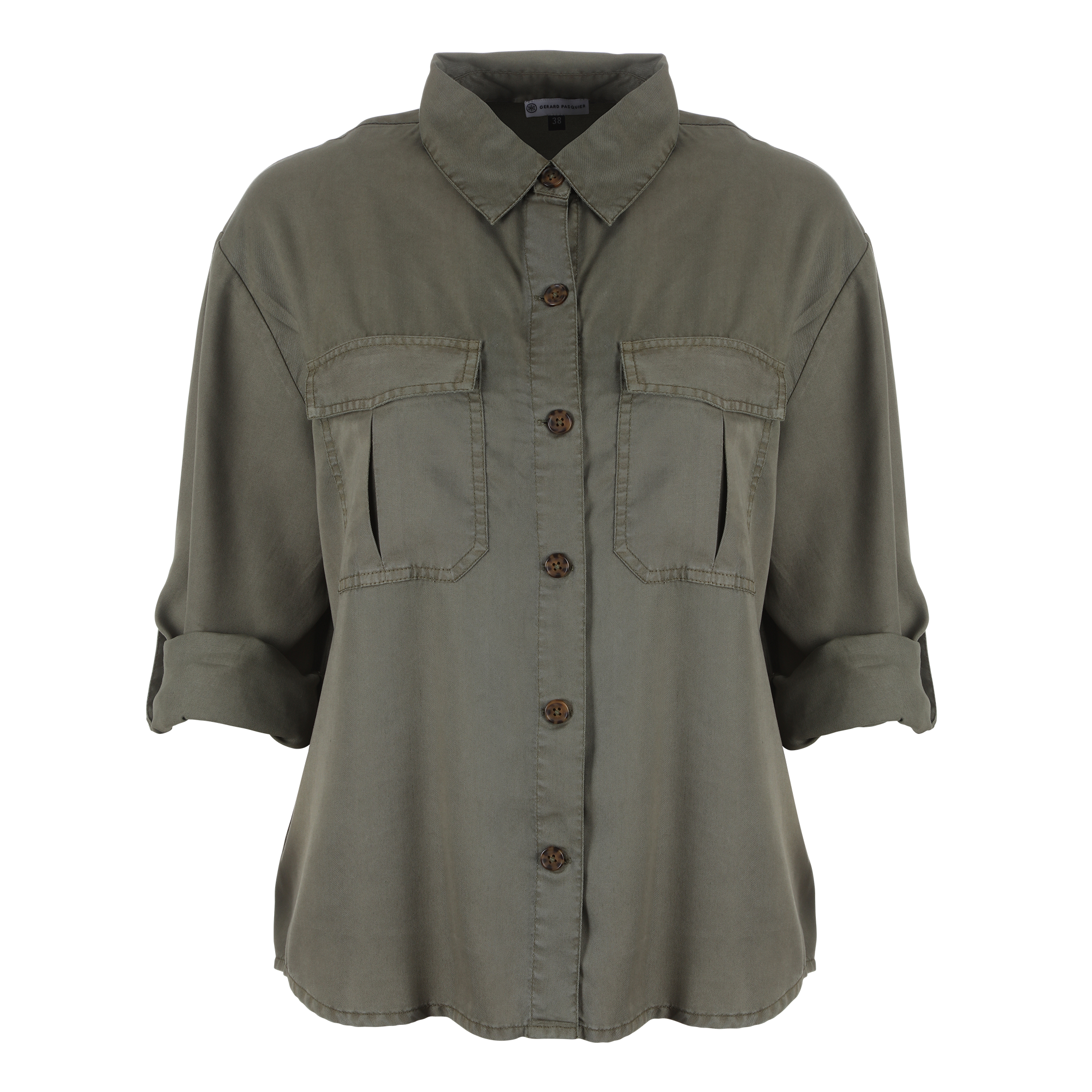 Chemise avec poches  - Kaki