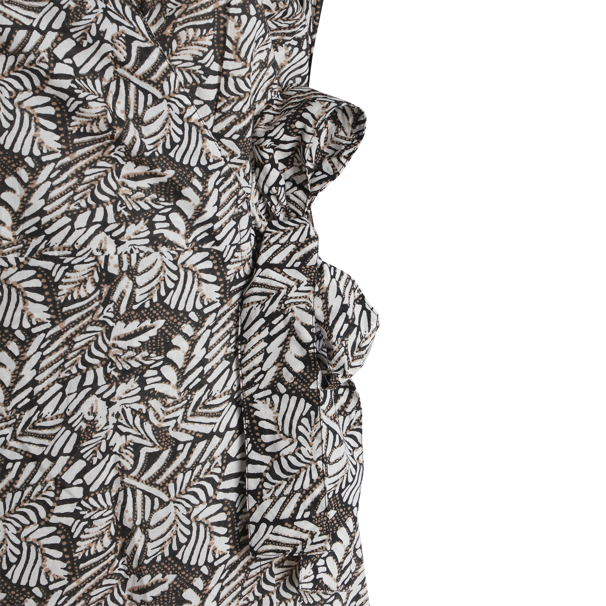 Robe longue ceinturée - Noir