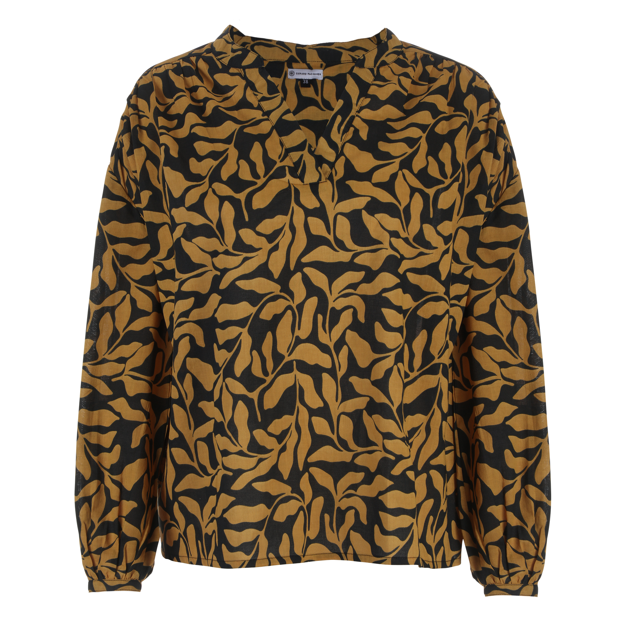 Blouse imprimée - Noir