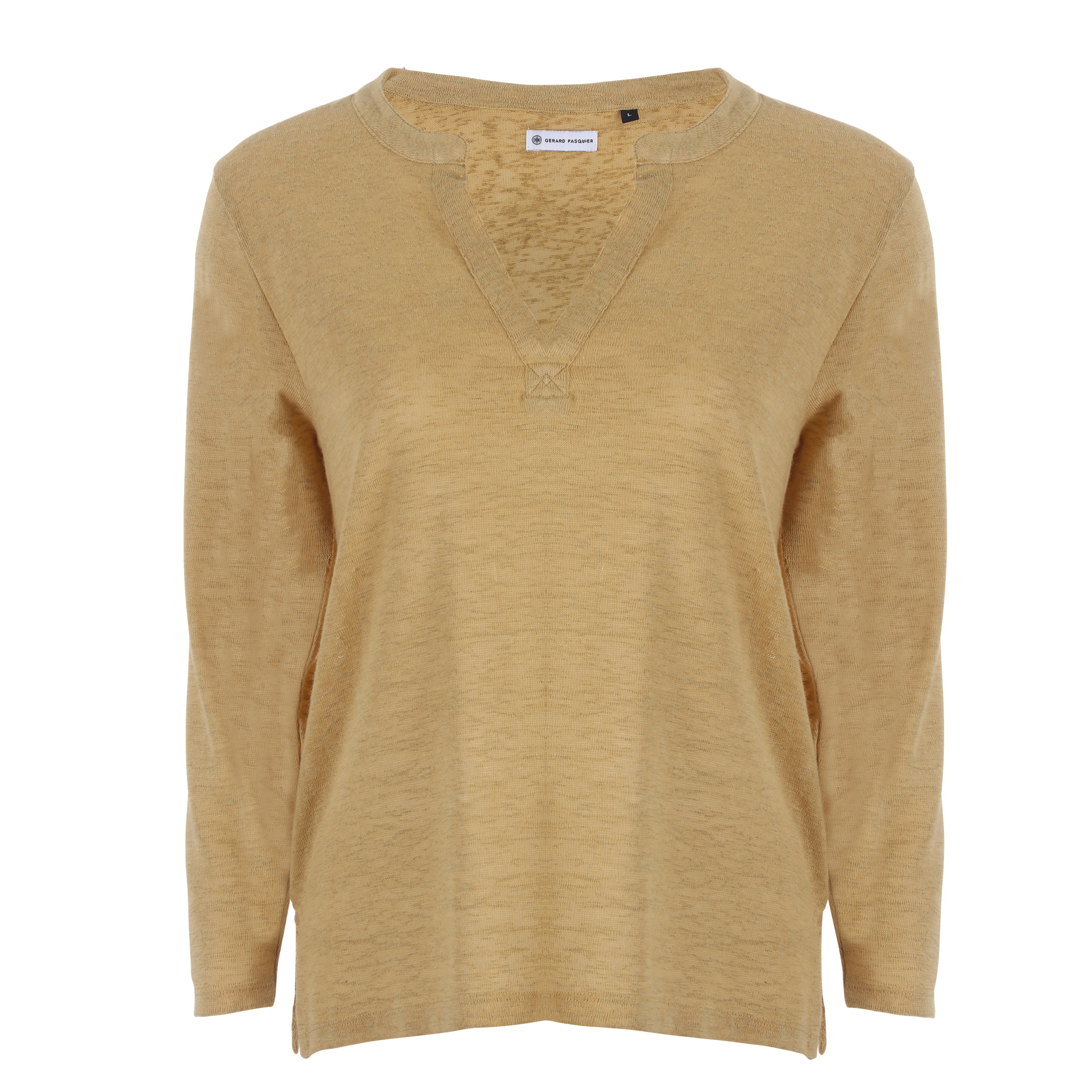 Tee-shirt manches longues uni  - Noir