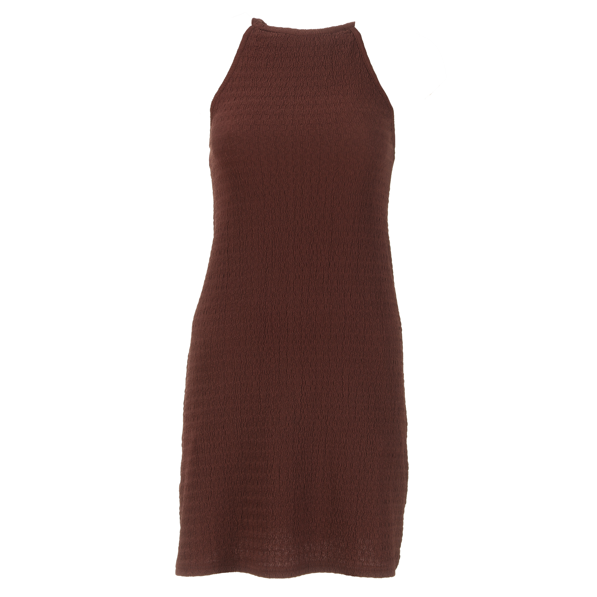 Robe courte  - Marron