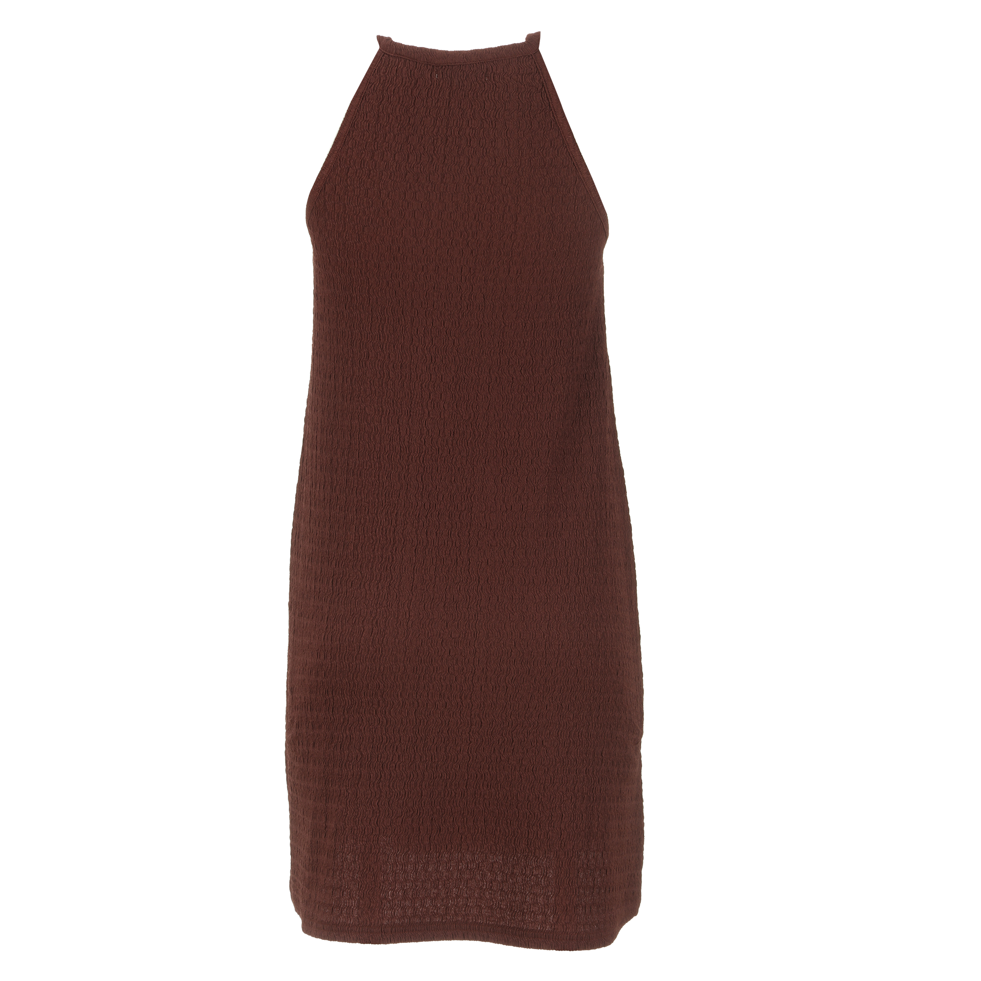 Robe courte  - Marron