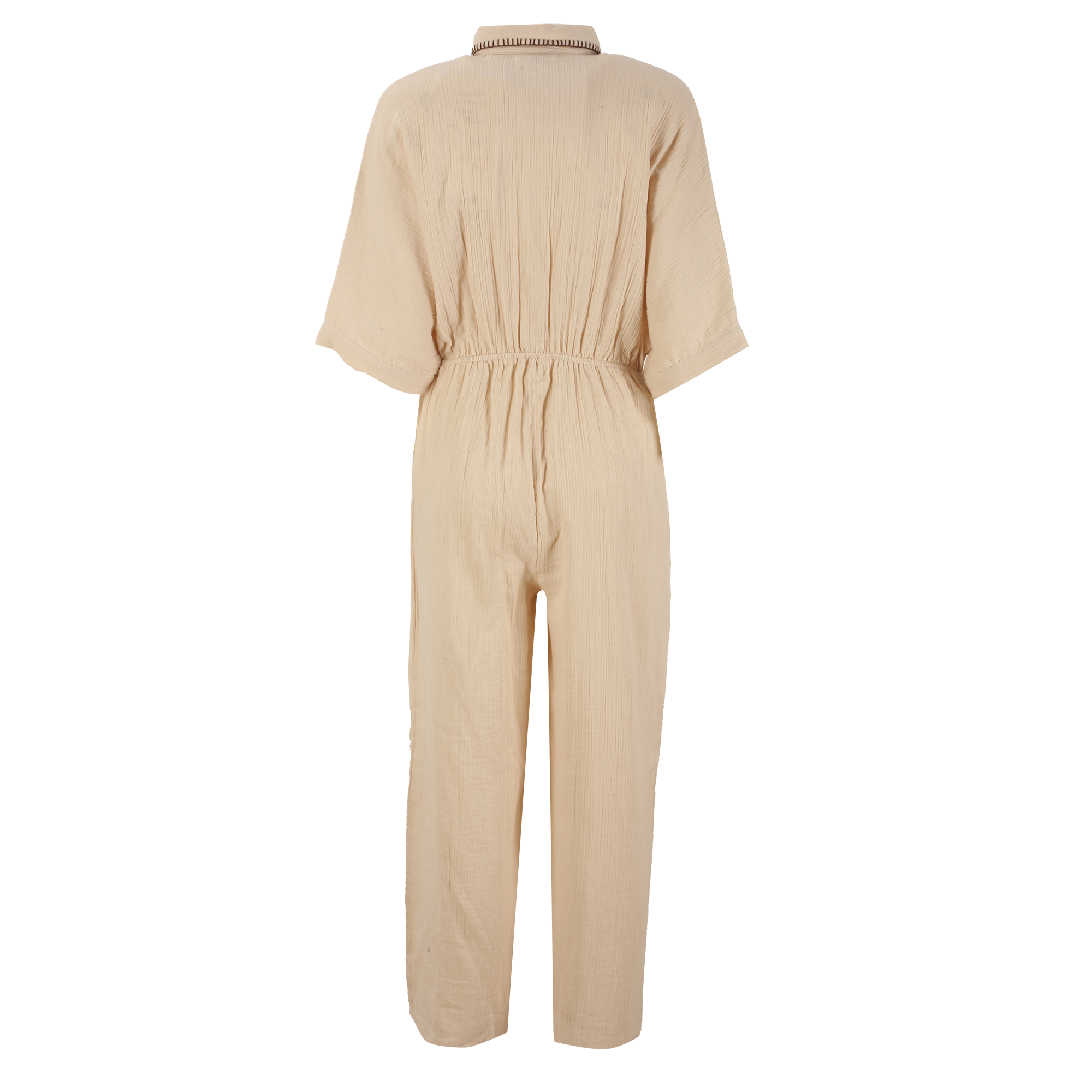 Combinaison gaze de coton  - Beige