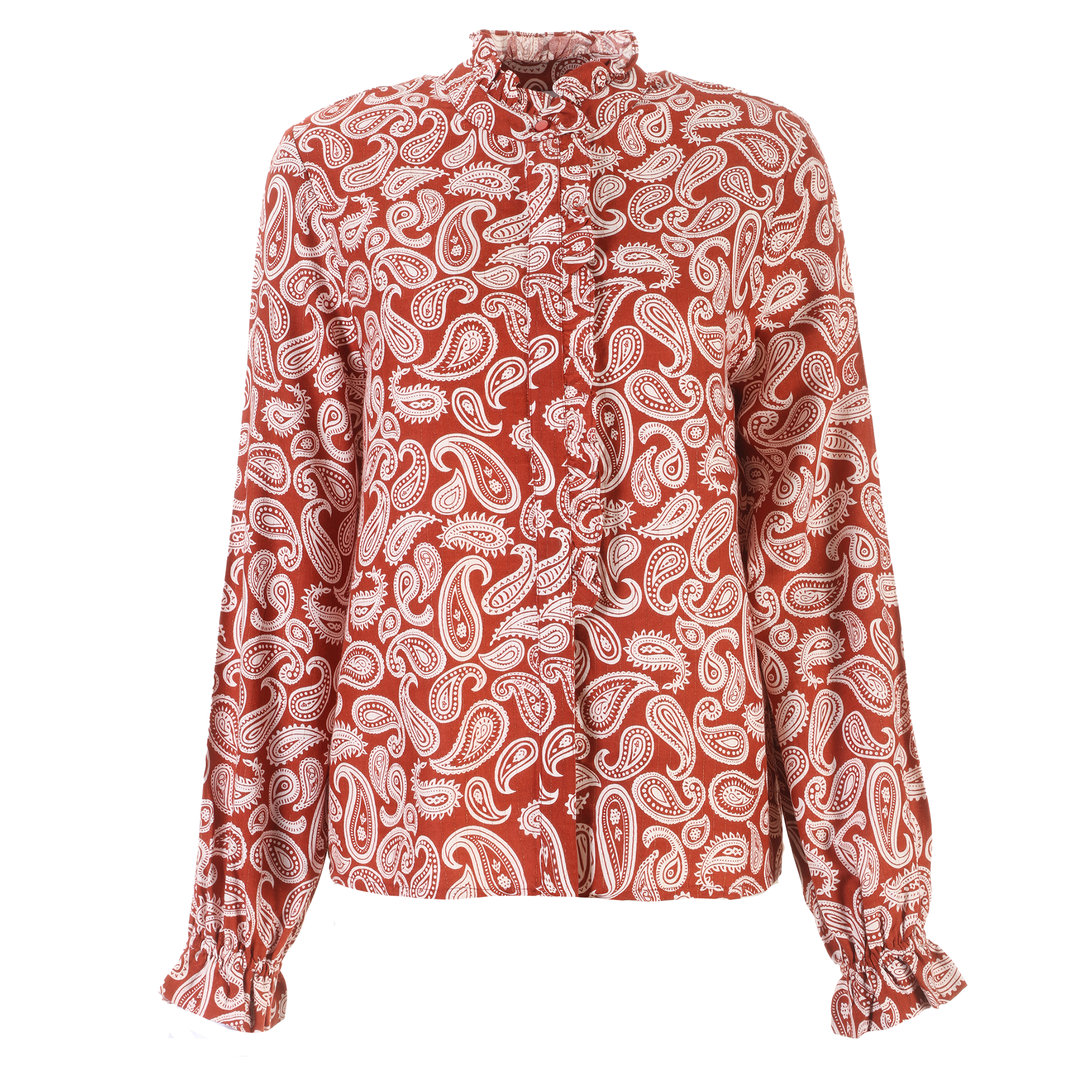 Chemise manches longues  - Rouge