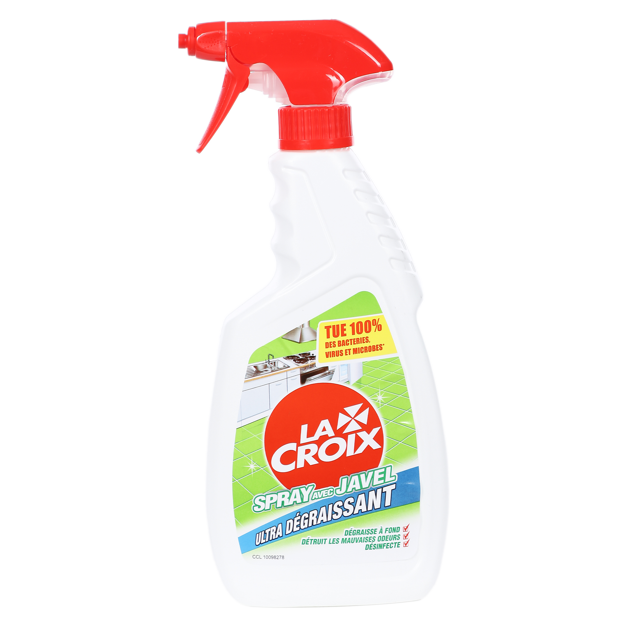 Spray désinfectant dégraissant