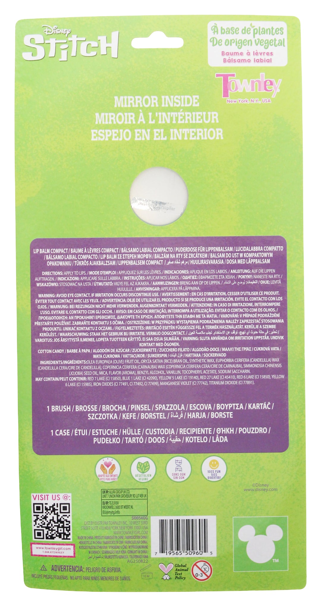 Palette baume à lèvres enfant