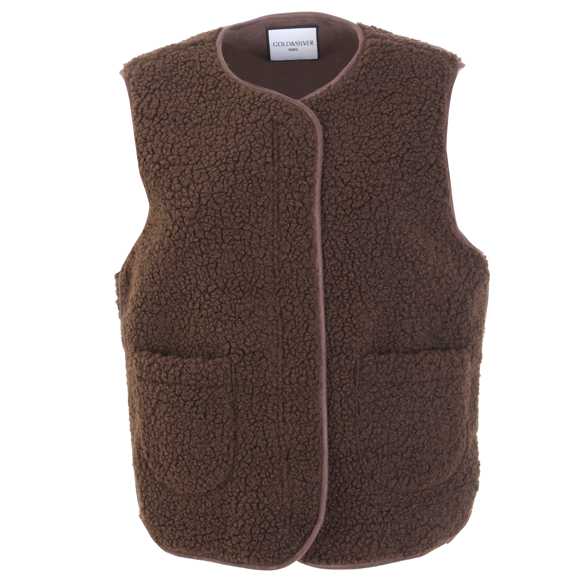 Veste sans manches - Marron