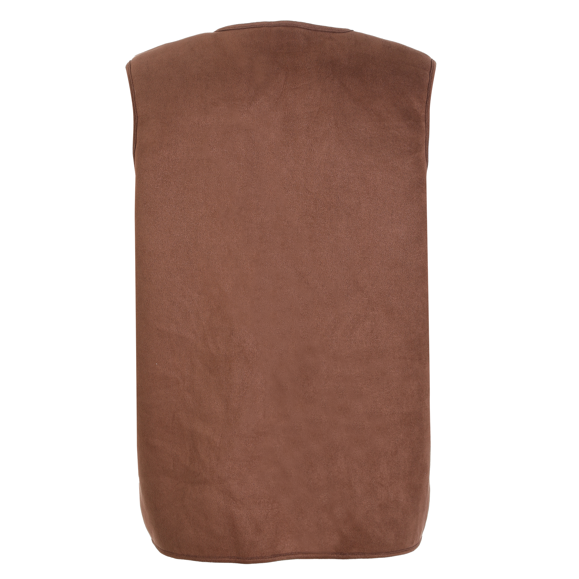 Veste sans manches réversible  - Marron