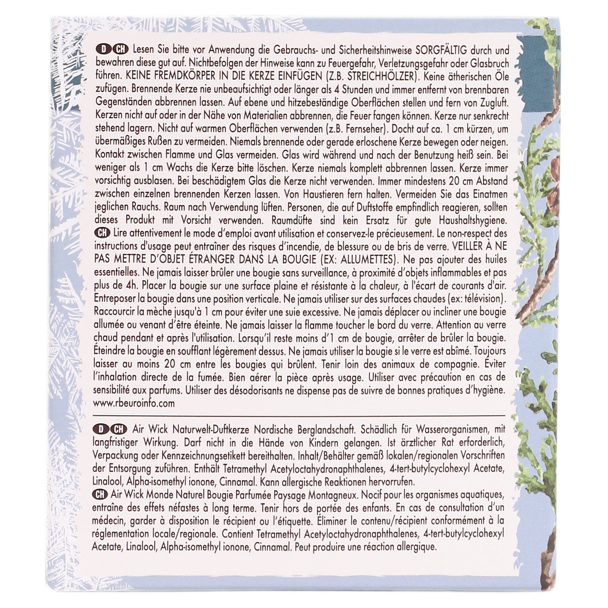 Bougie parfumée nordic