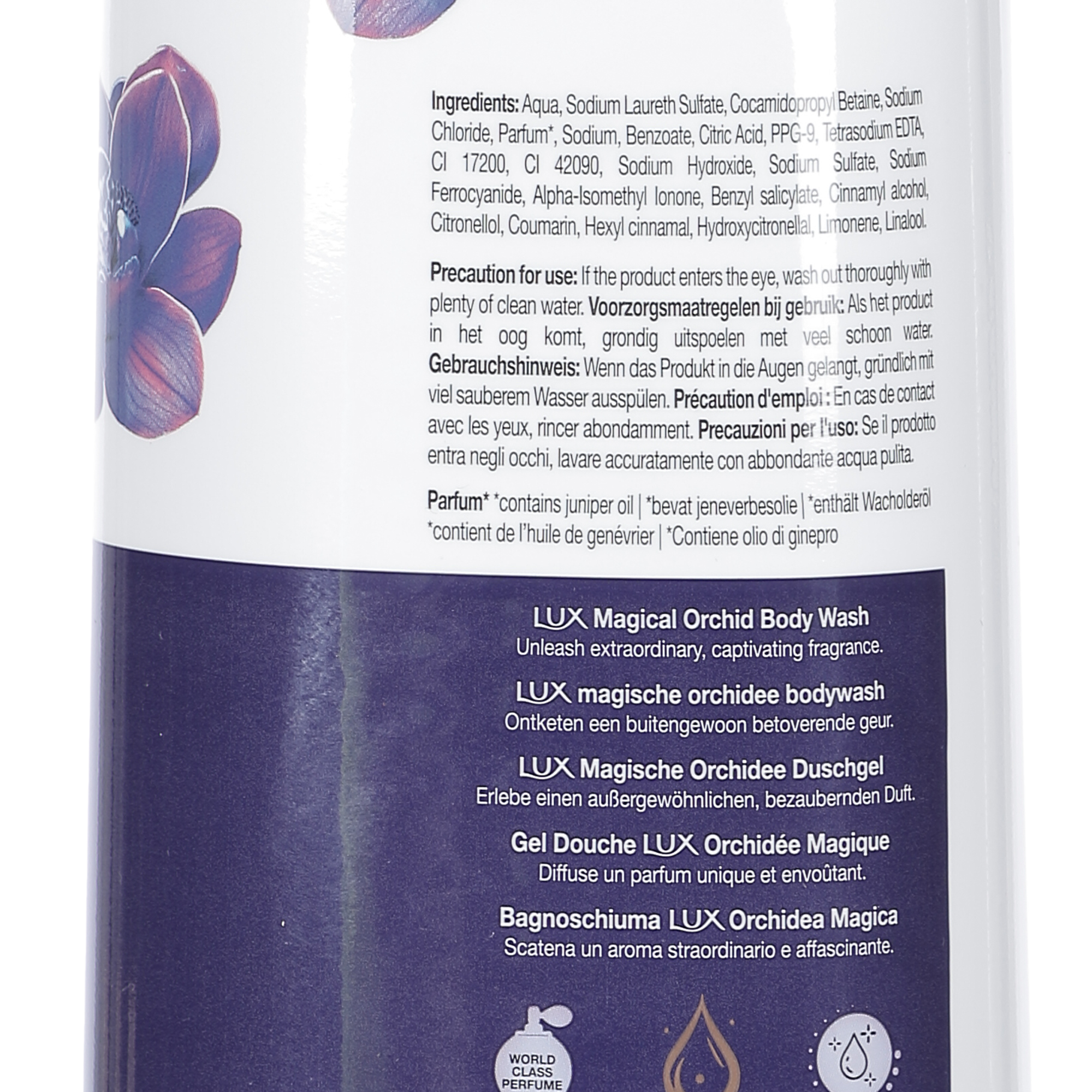 Gel douche Magical Orchid avec huile de genièvre 600 ml