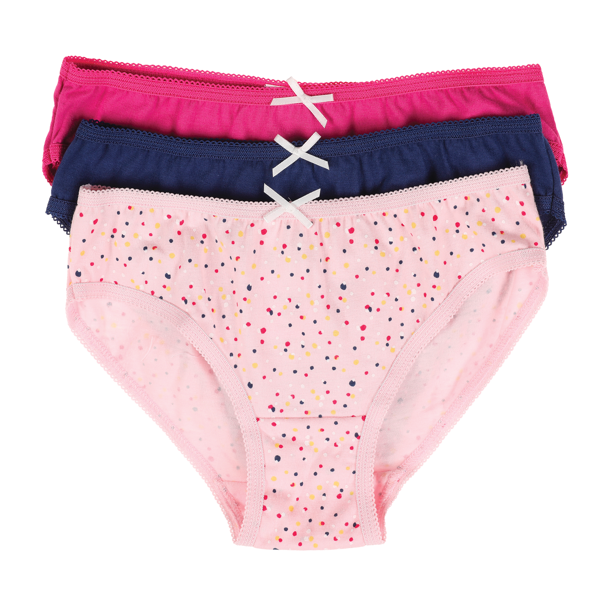 3 CULOTTES COTON BOITE