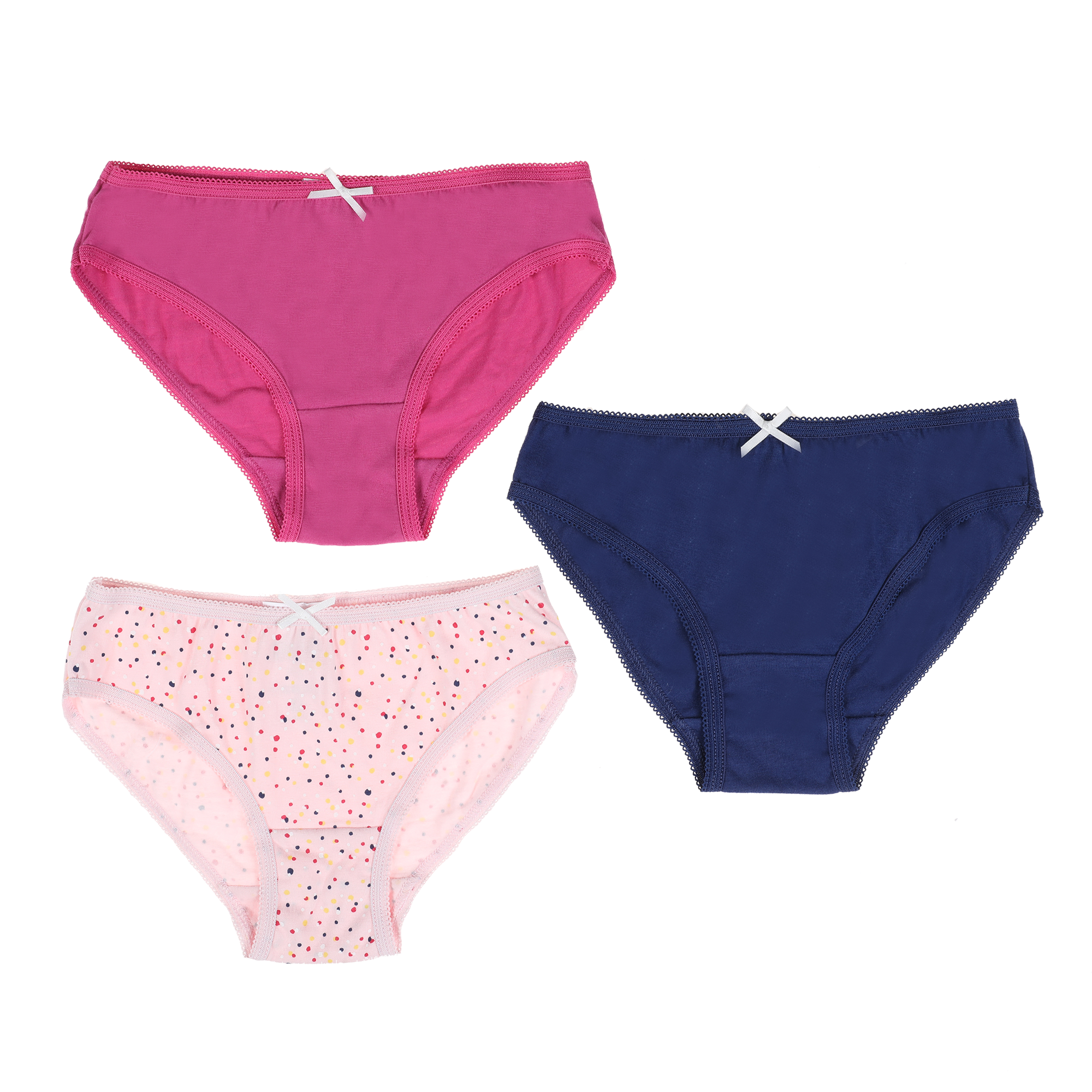 3 CULOTTES COTON BOITE