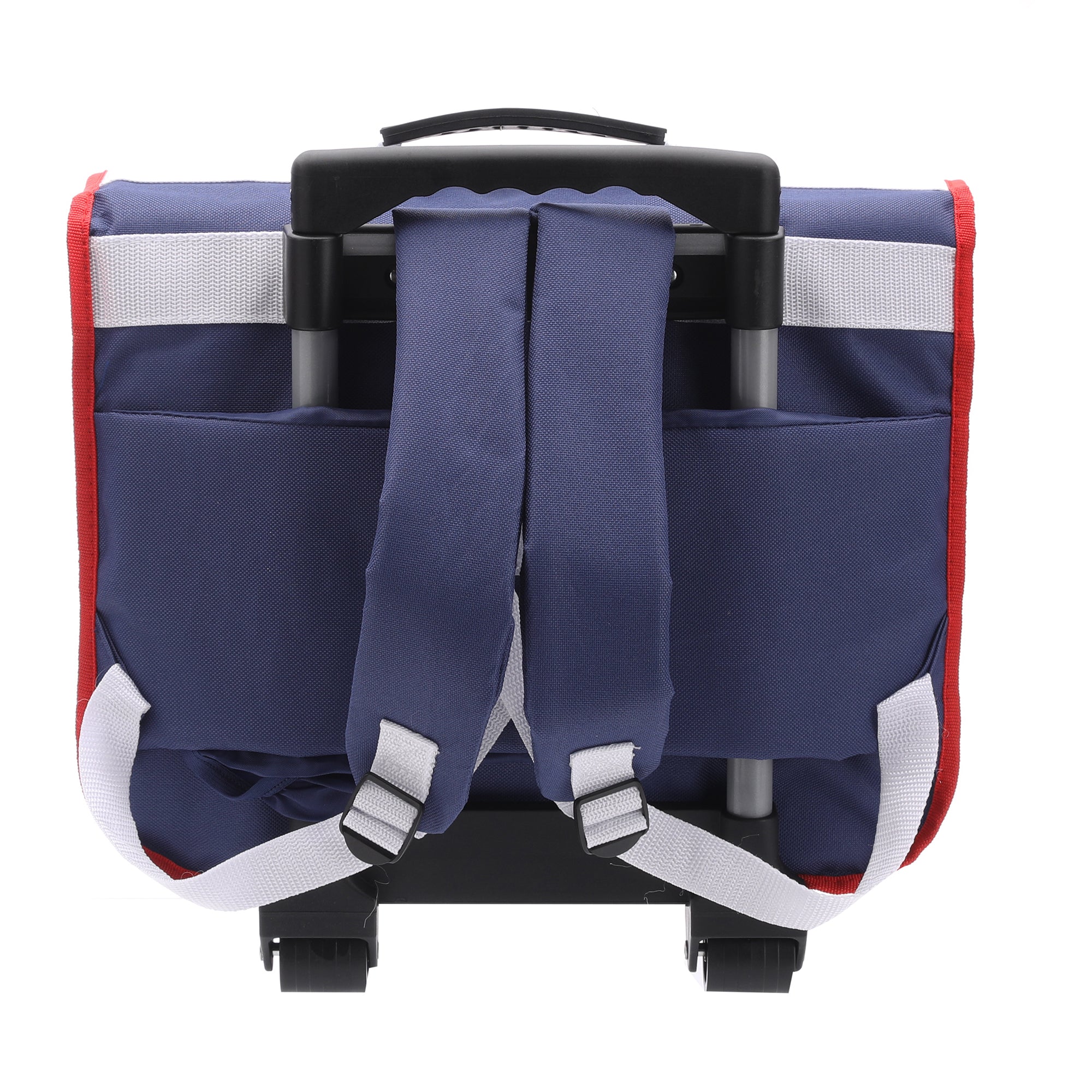 Cartable trolley 4-6 ans bleu avec encres