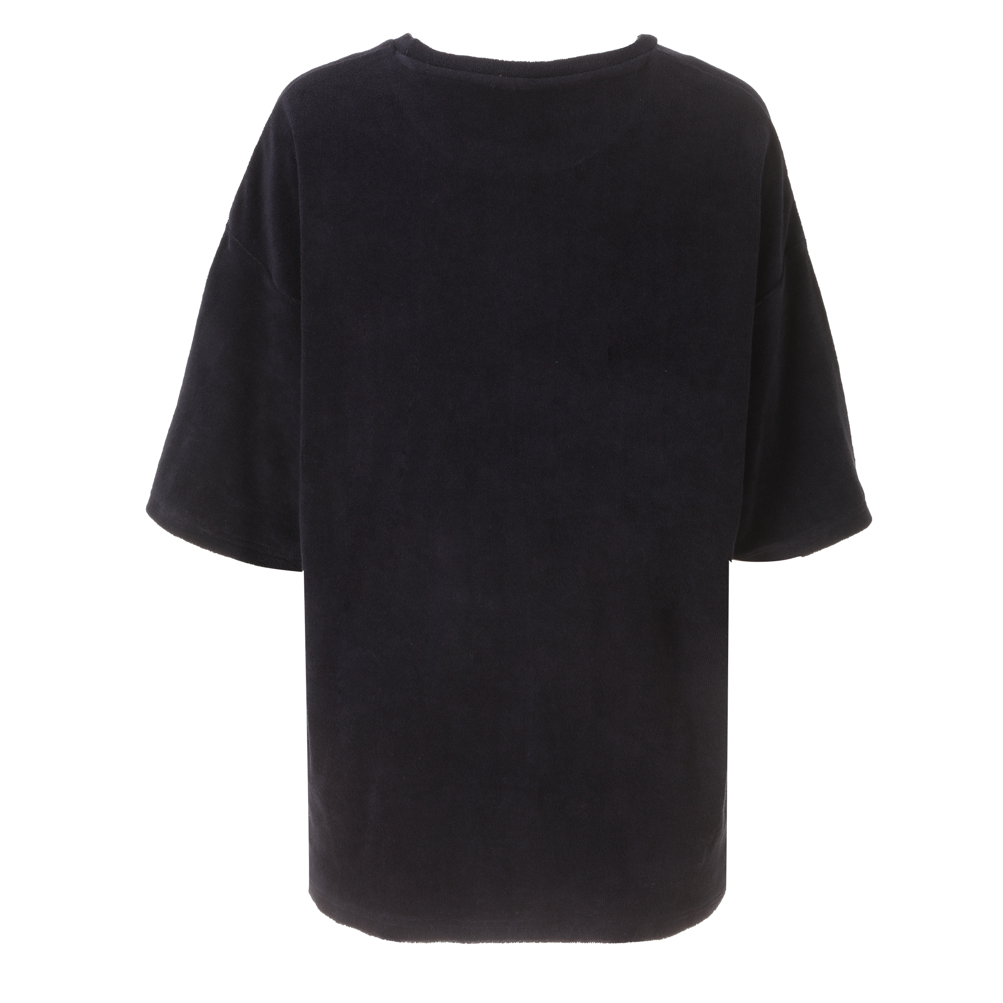 Tee-shirt manches courtes éponge - Bleu foncé