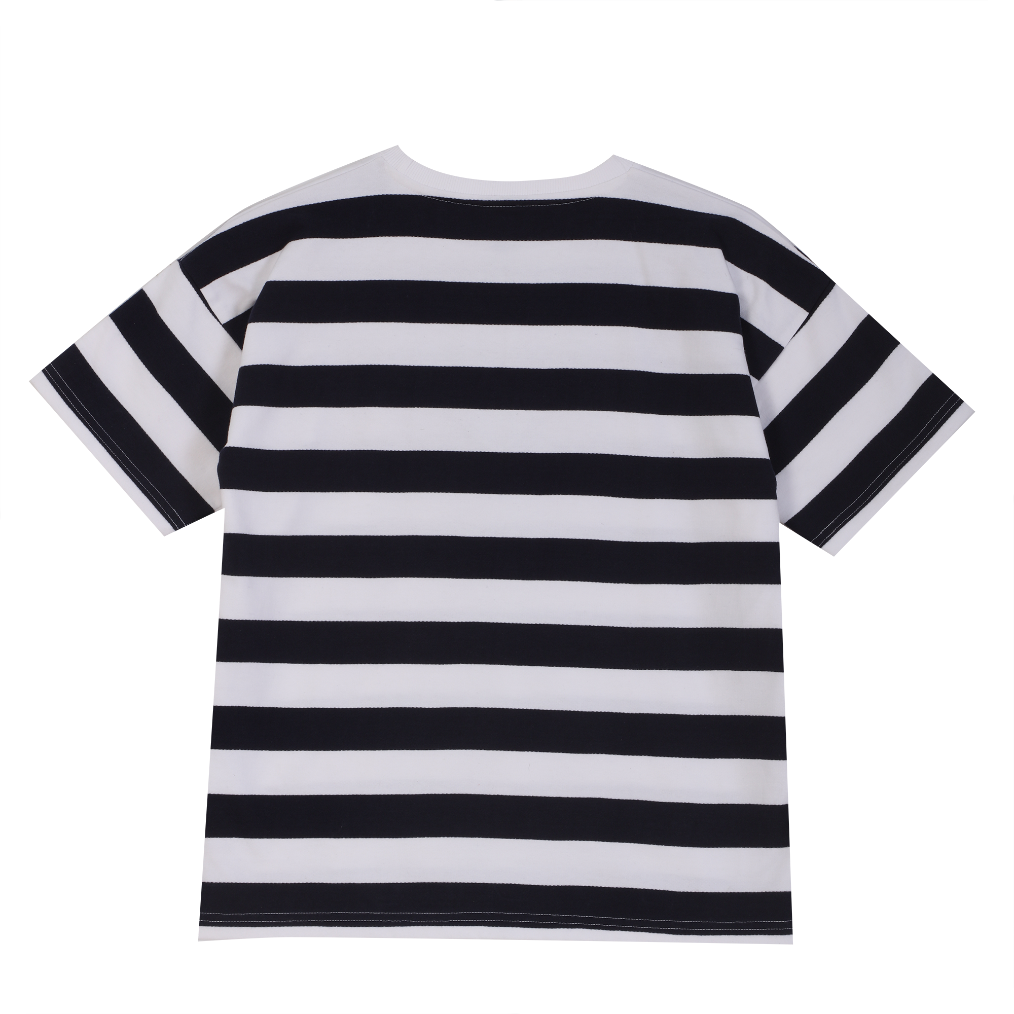Ensemble Tee-shirt manches courtes + short marinières 3-12 ans  - Rouge