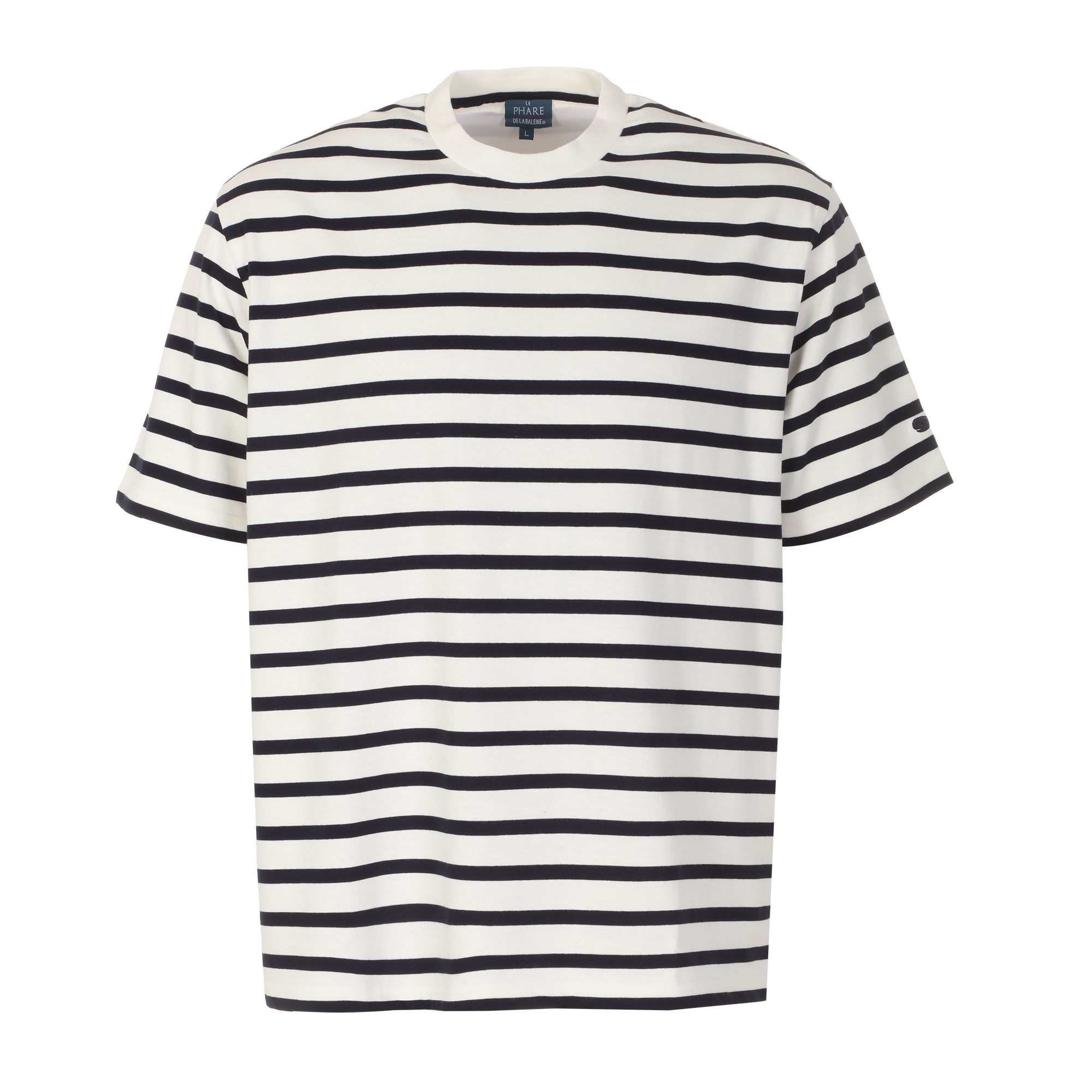 Tee-shirt marinière  - Blanc