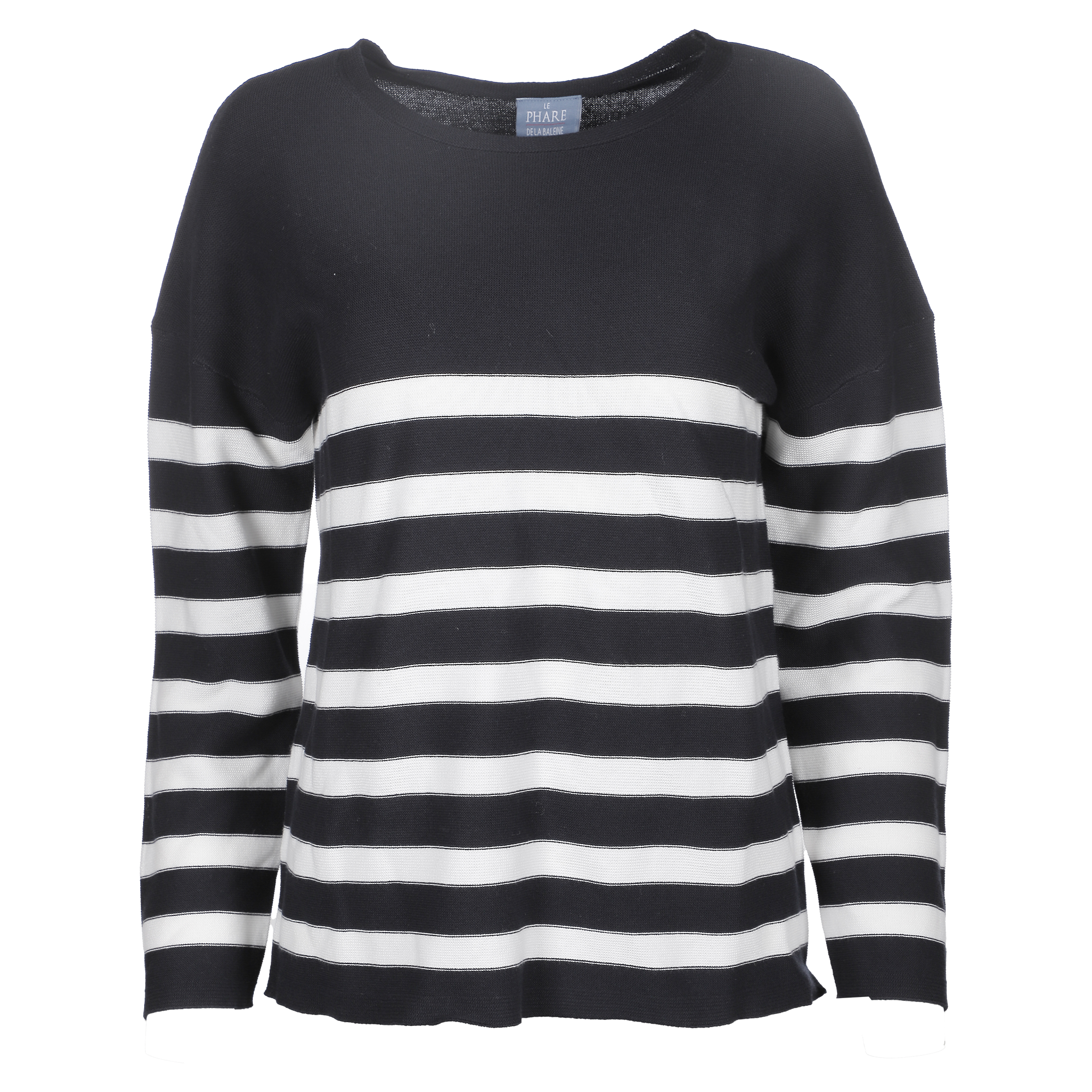 Pull col bateau  - Bleu