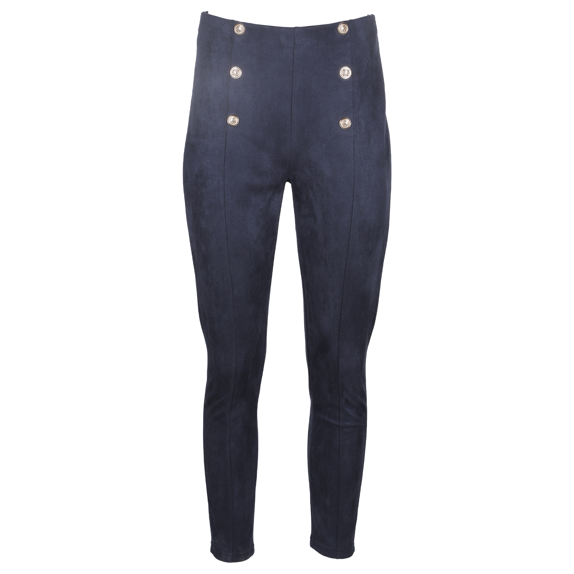 Legging boutons  - Bleu foncé