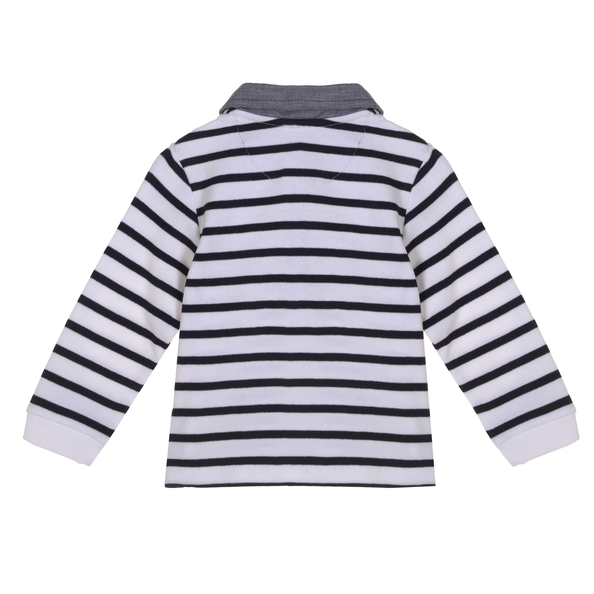 Polo manches longues 3/36 mois - Bleu