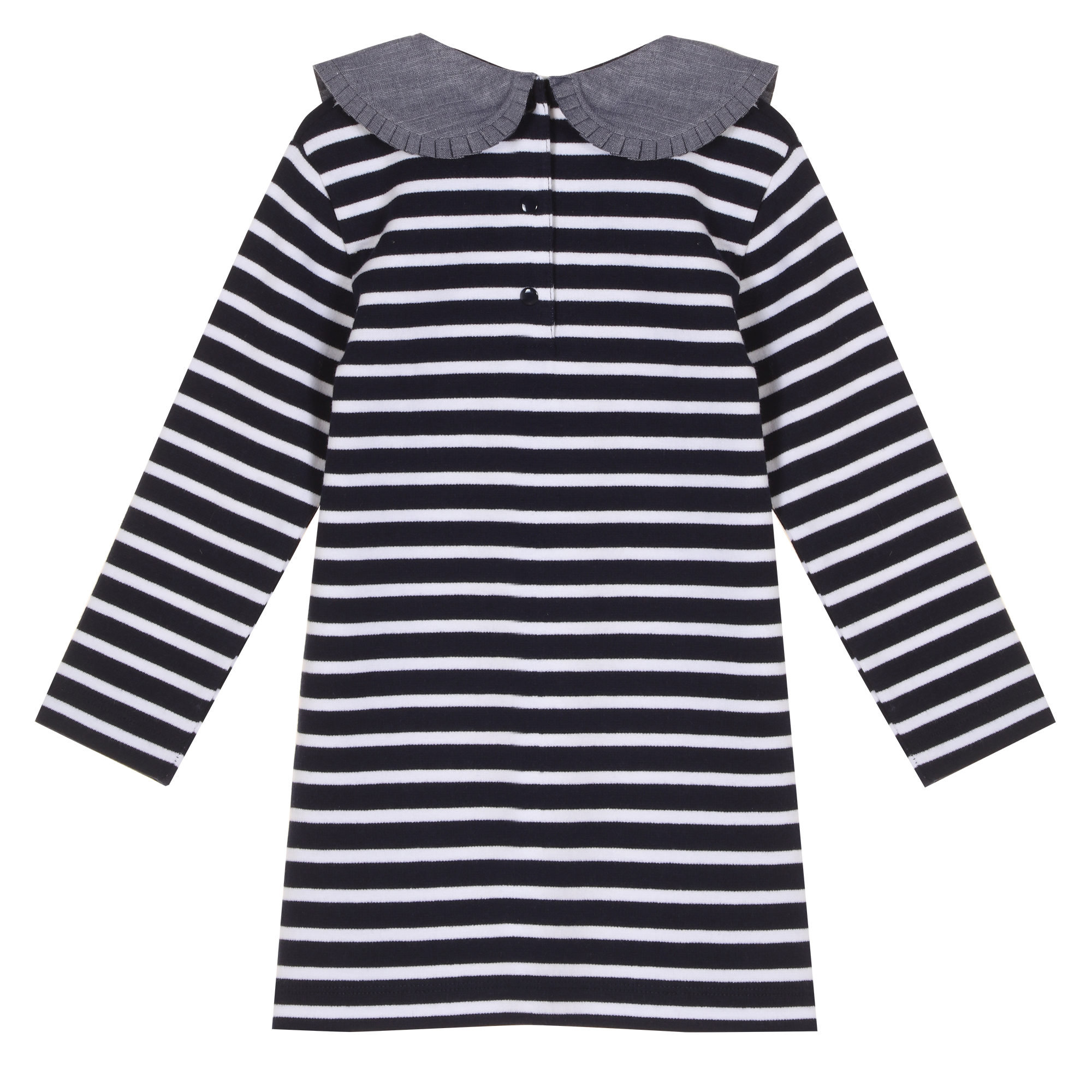 Robe col claudine 3/36 mois - Bleu foncé