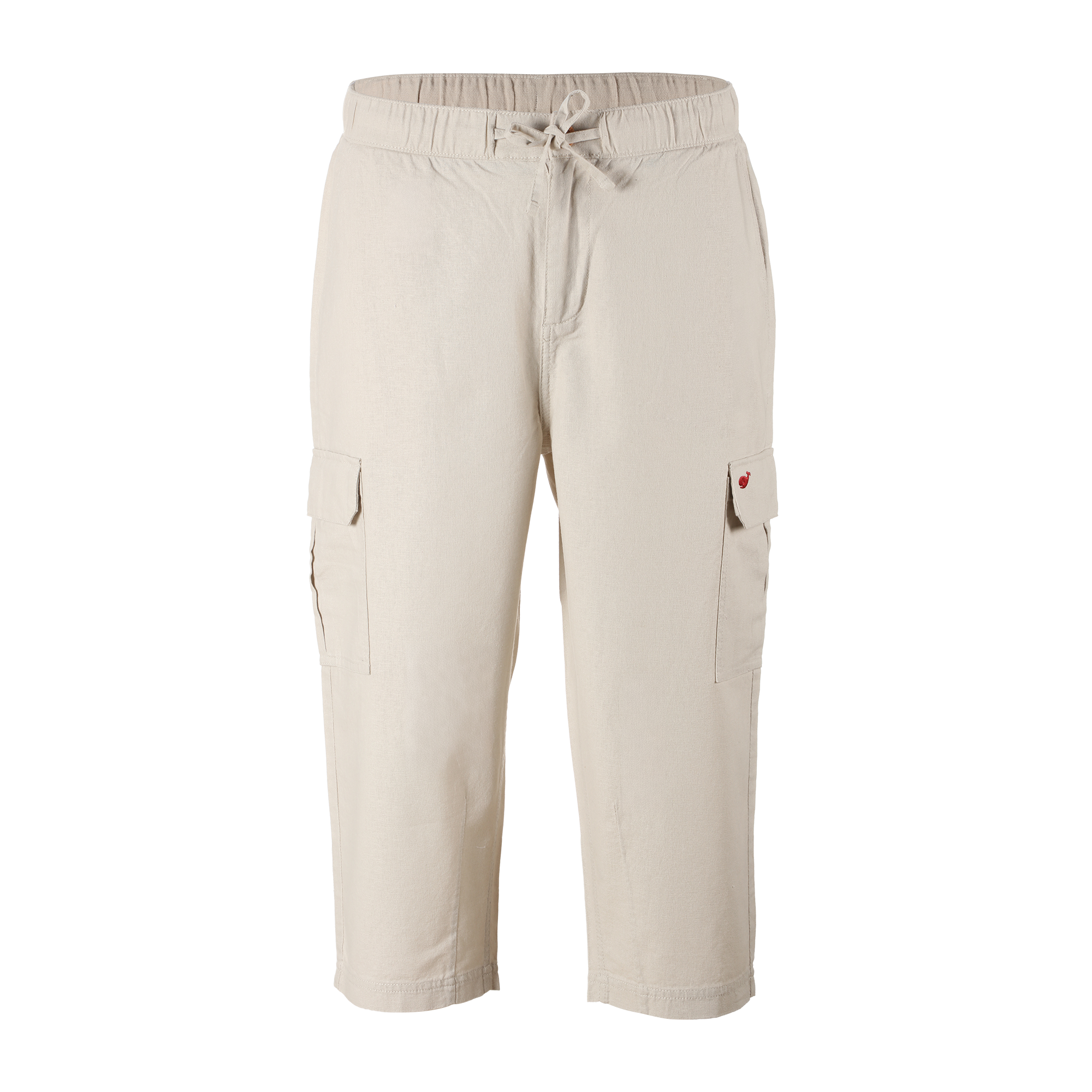 Pantacourt lin et coton - Beige