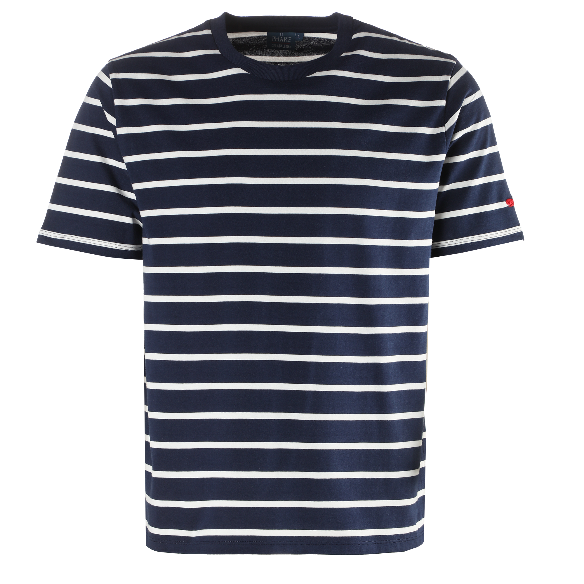 T-shirt marinière - Bleu foncé