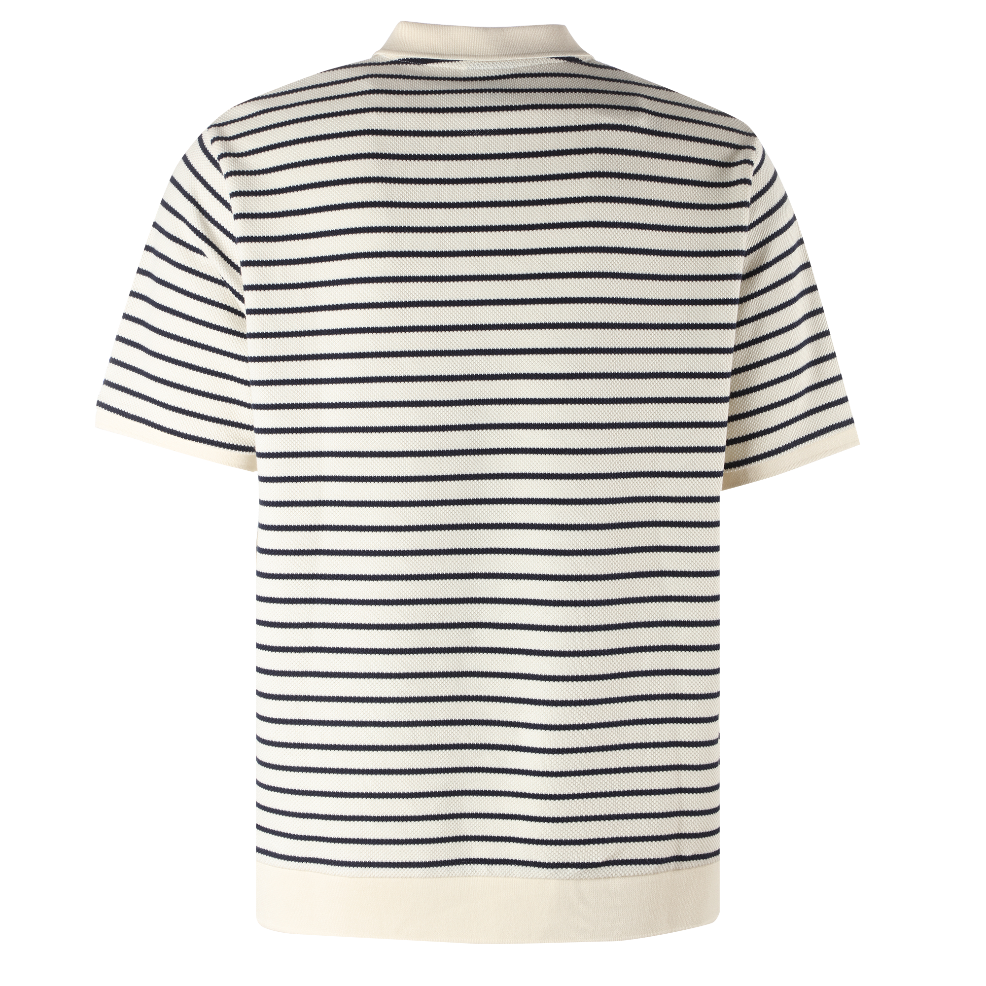 Polo à rayures - Noir