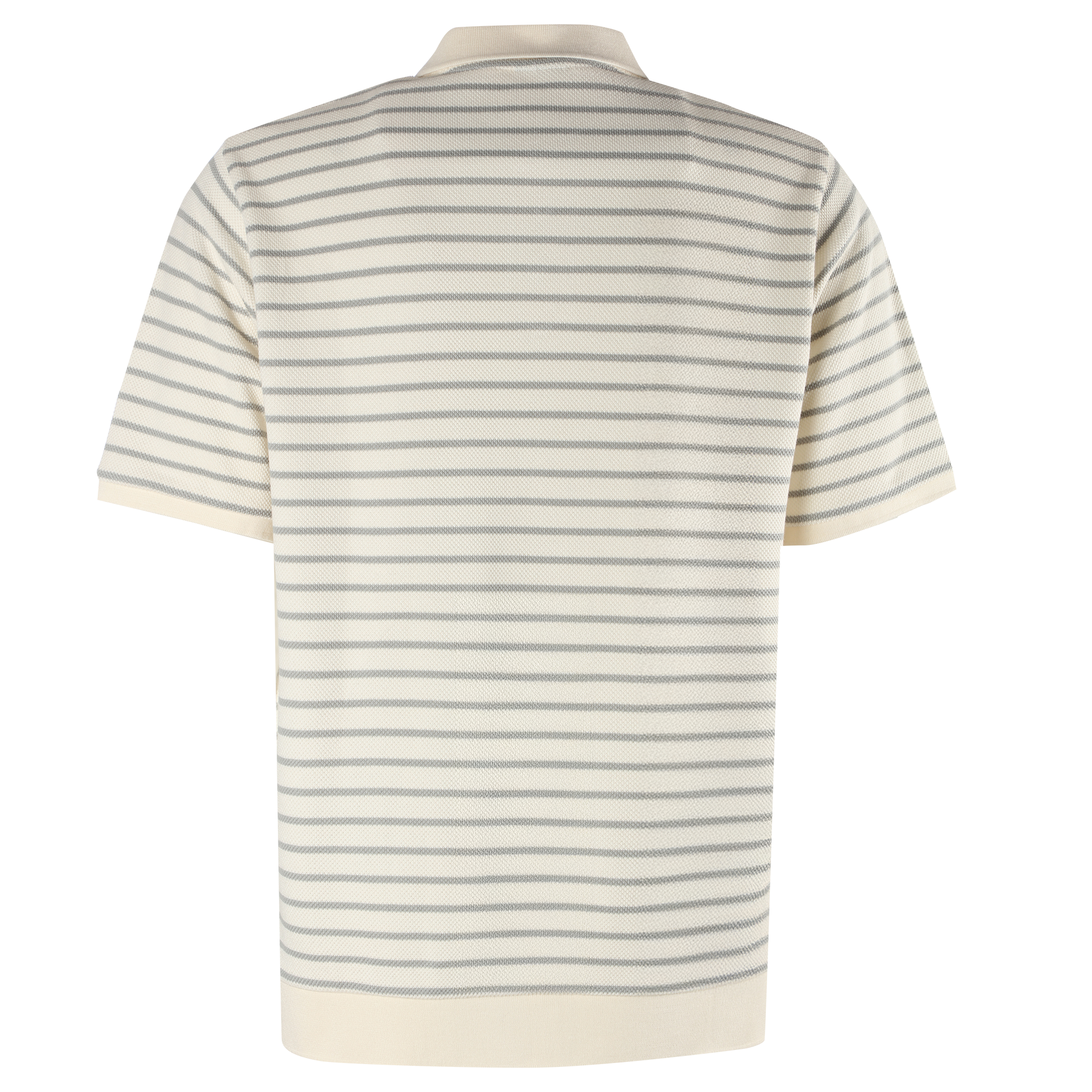 Polo à rayures - Beige