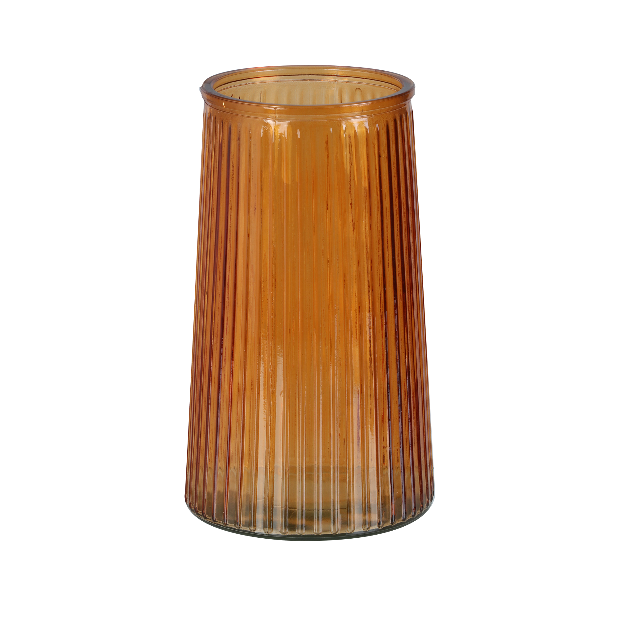 Vase strié Louise  - Vert