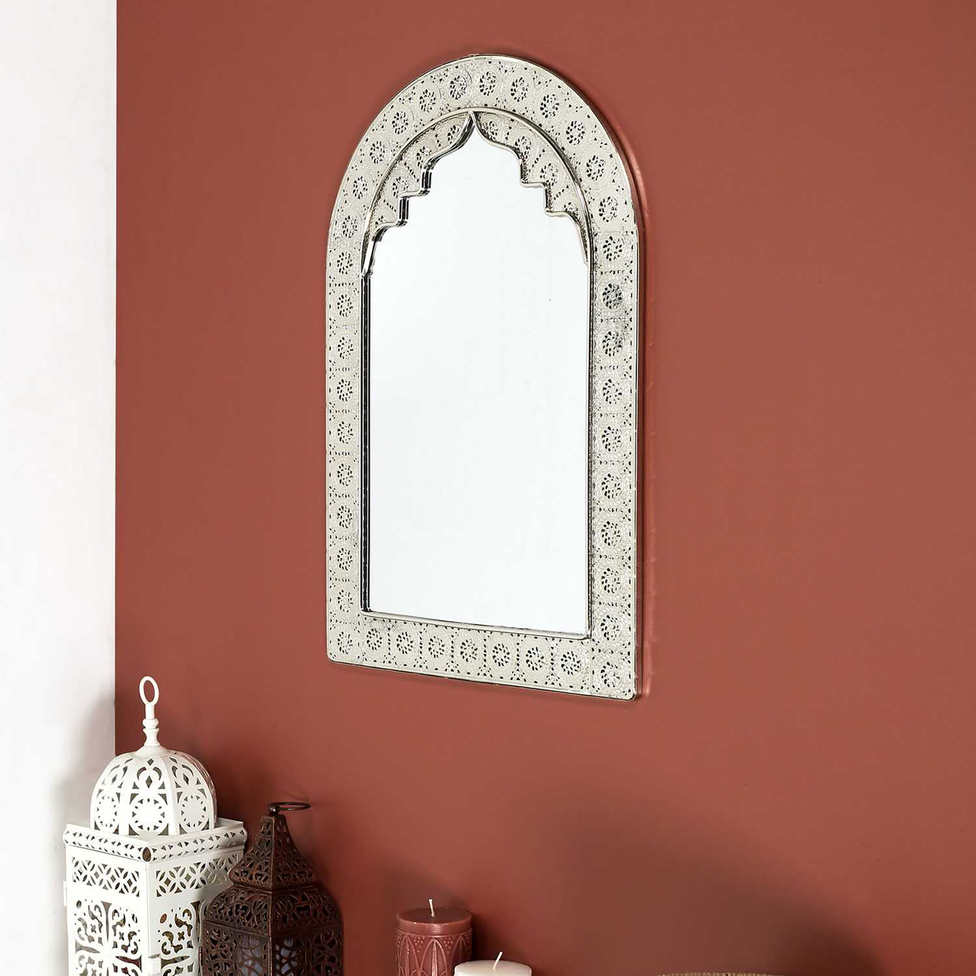 MIROIR ORIENTAL METAL