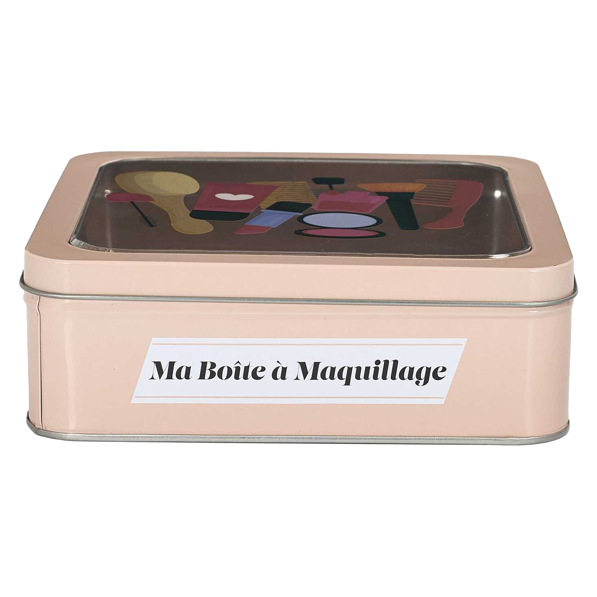 Boîte en métal carré