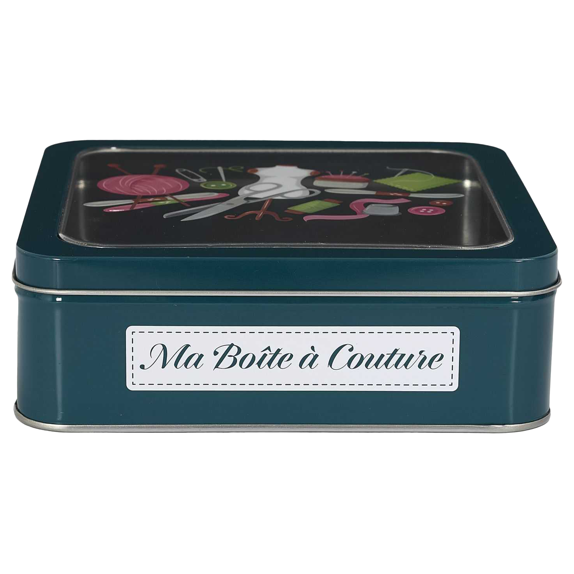 Boîte en métal carré