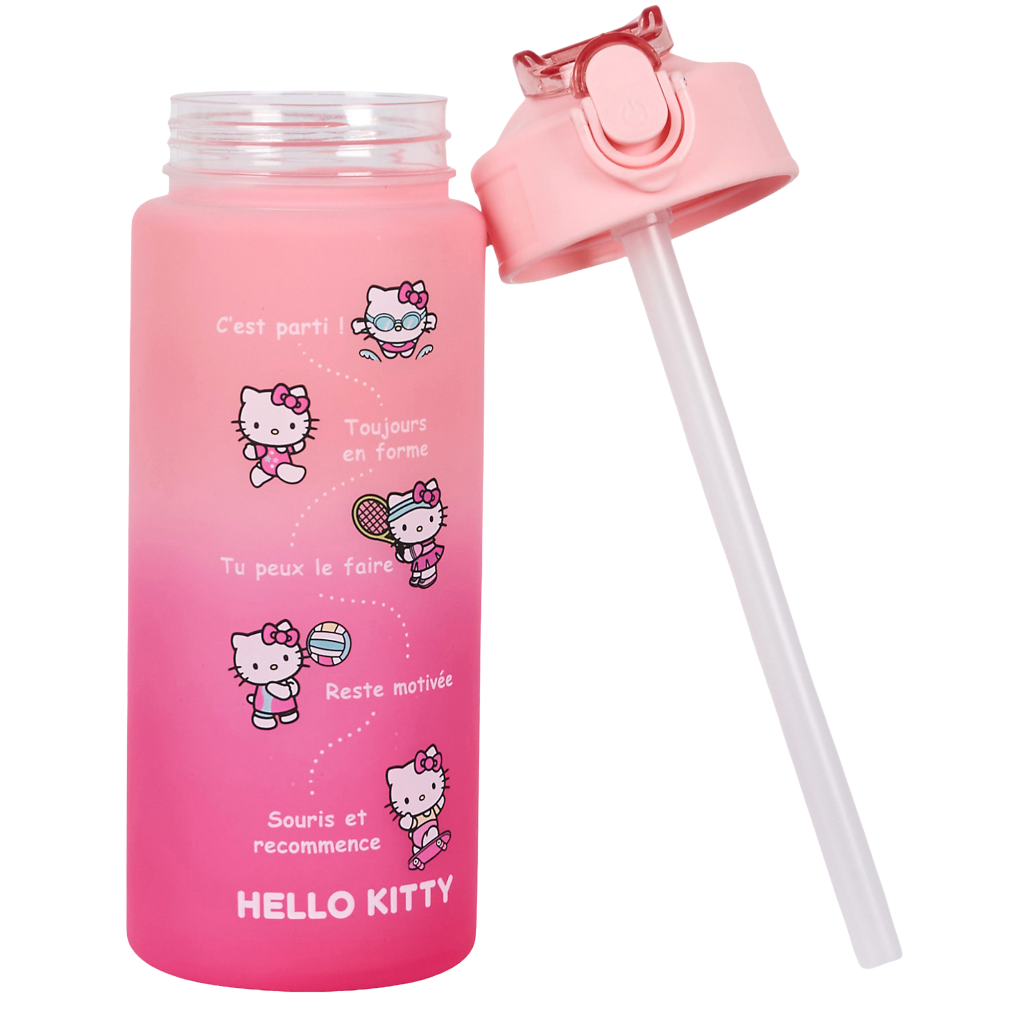 Bouteille de motivation Hello Kity 55cl