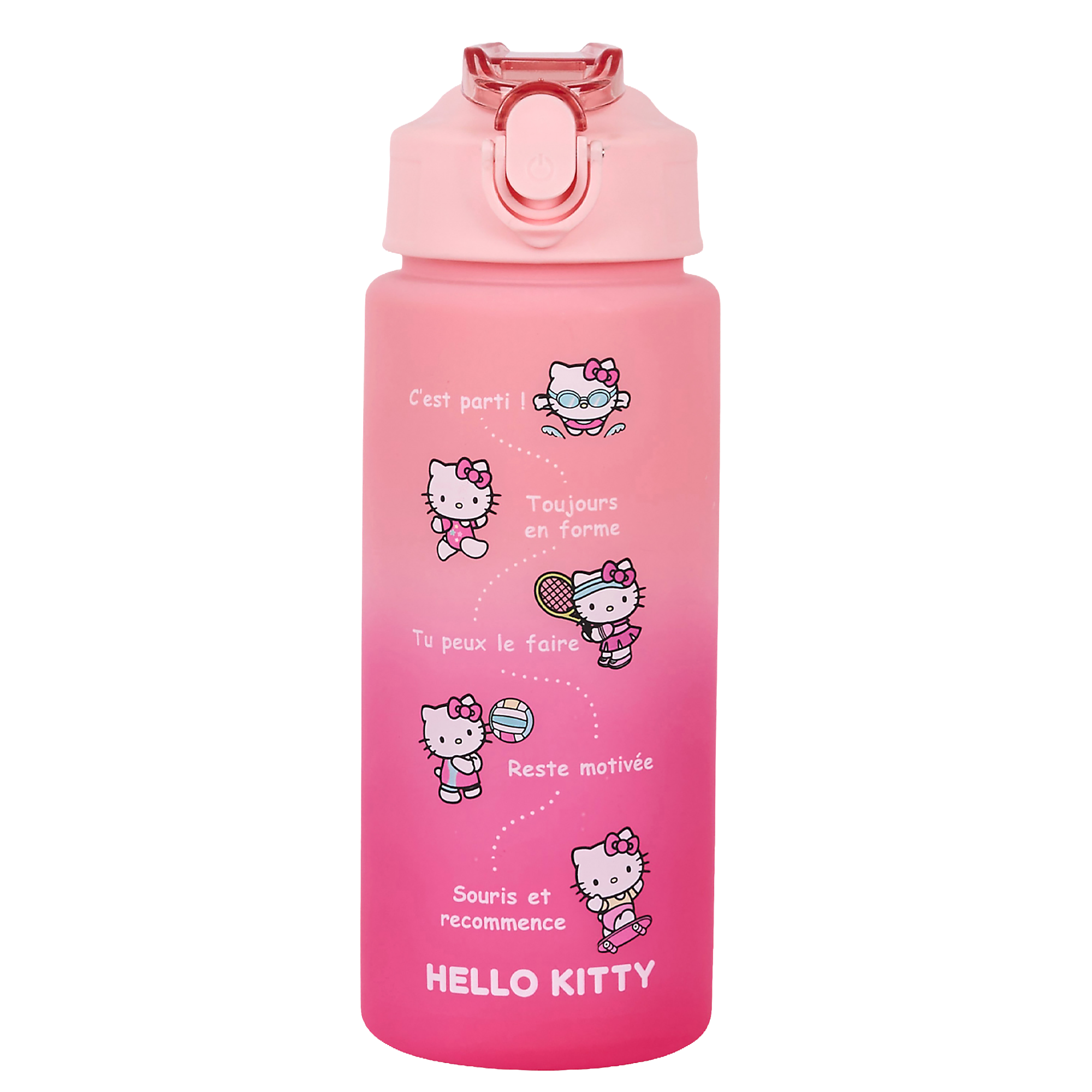 Bouteille de motivation Hello Kity 55cl