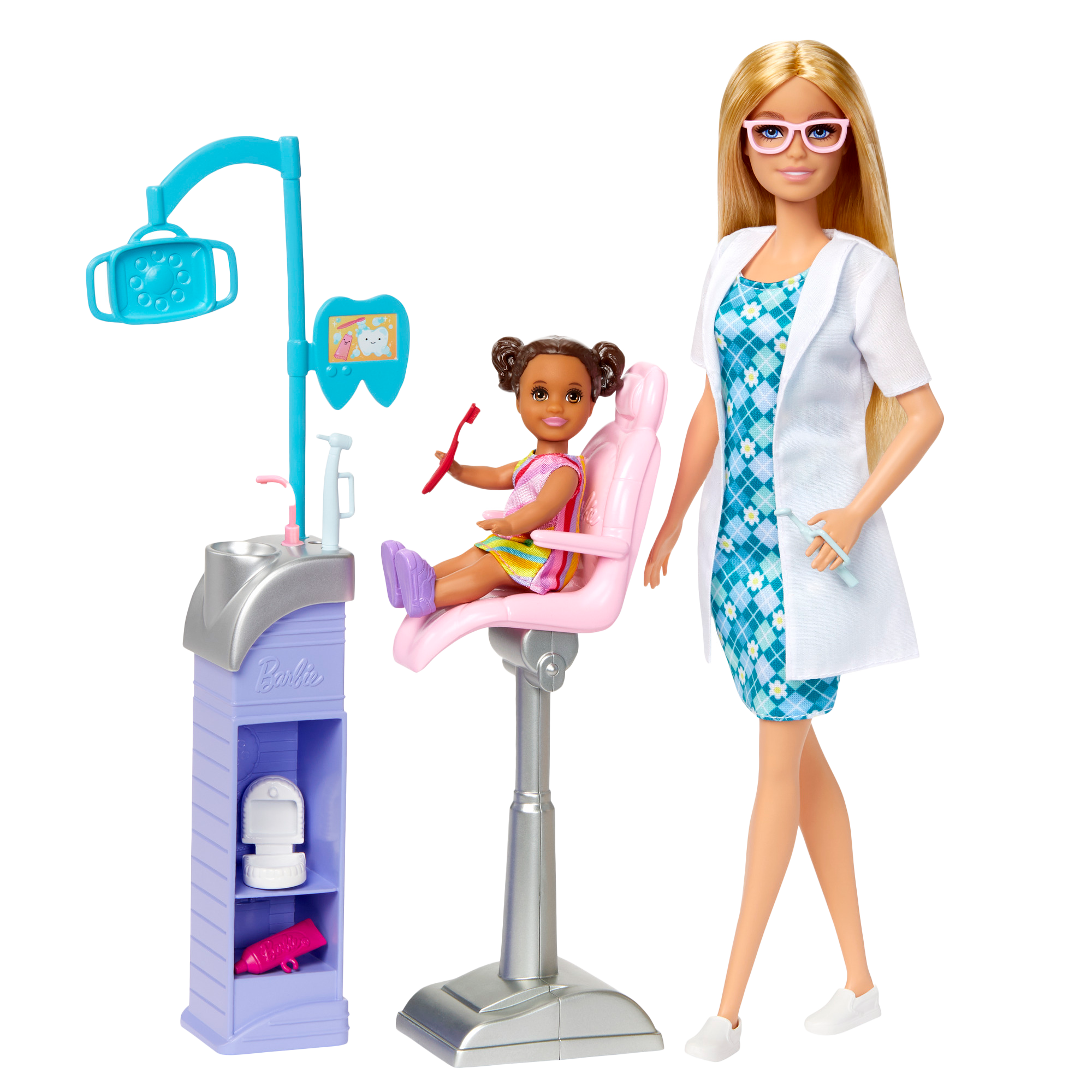 Barbie cabinet dentaire blonde